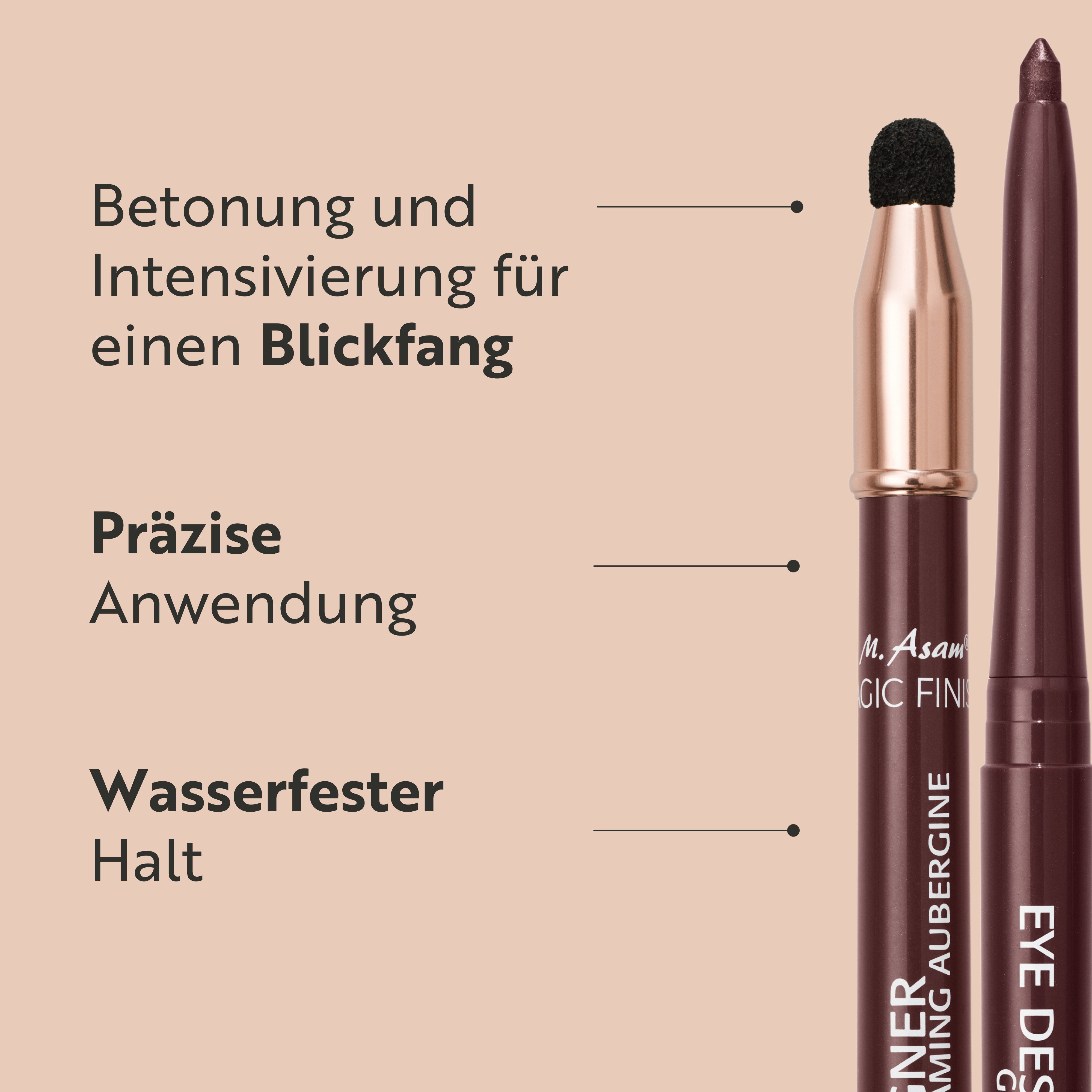 asambeauty Kajal Eye Designer Kajal Gleaming Aubergine