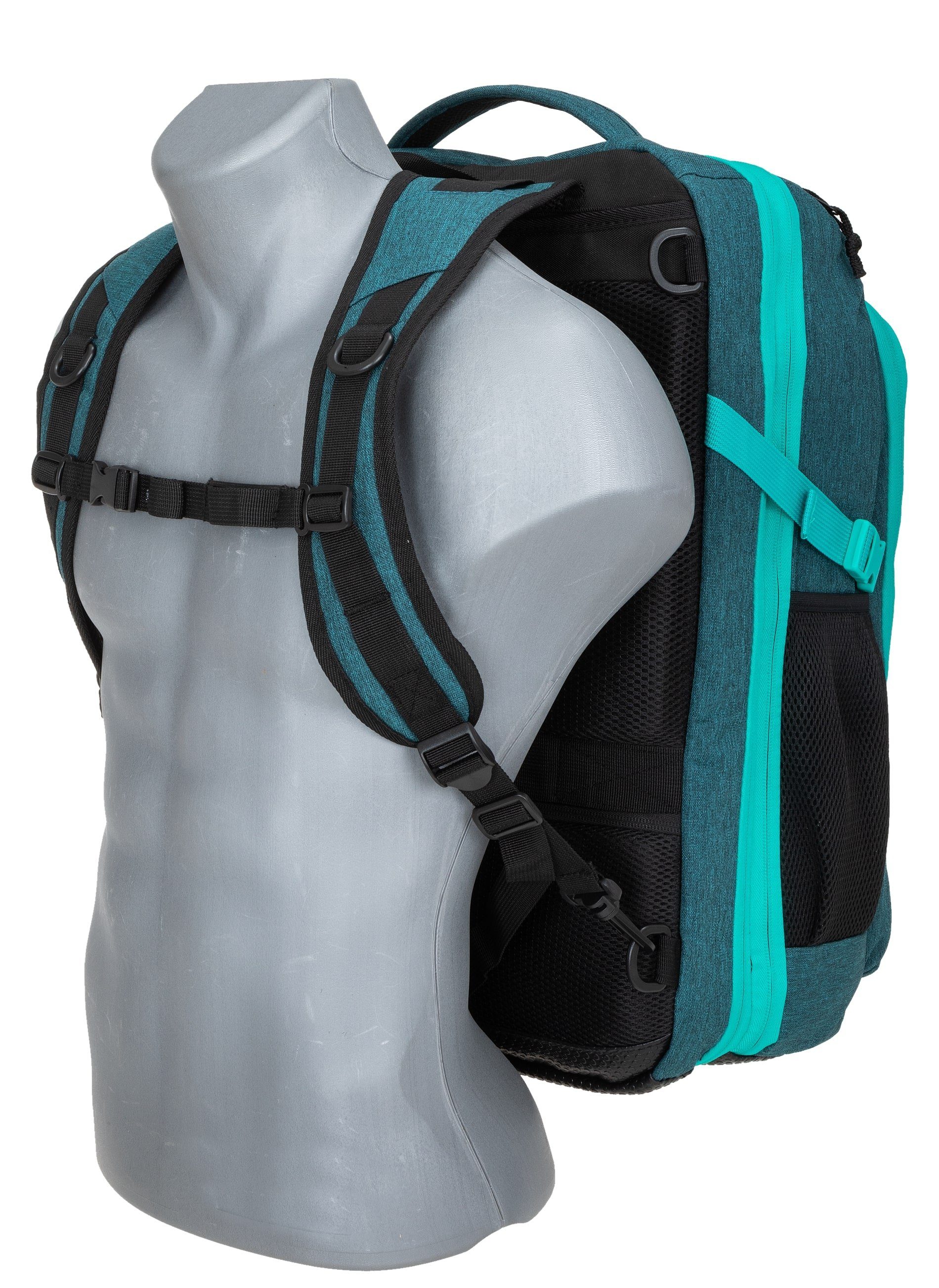 ELEPHANT Reiserucksack Flugzeug Handgepäck Fly Legends 12900, Kabinengepäck IATA Koffer-Rucksack Laptoprucksack Large