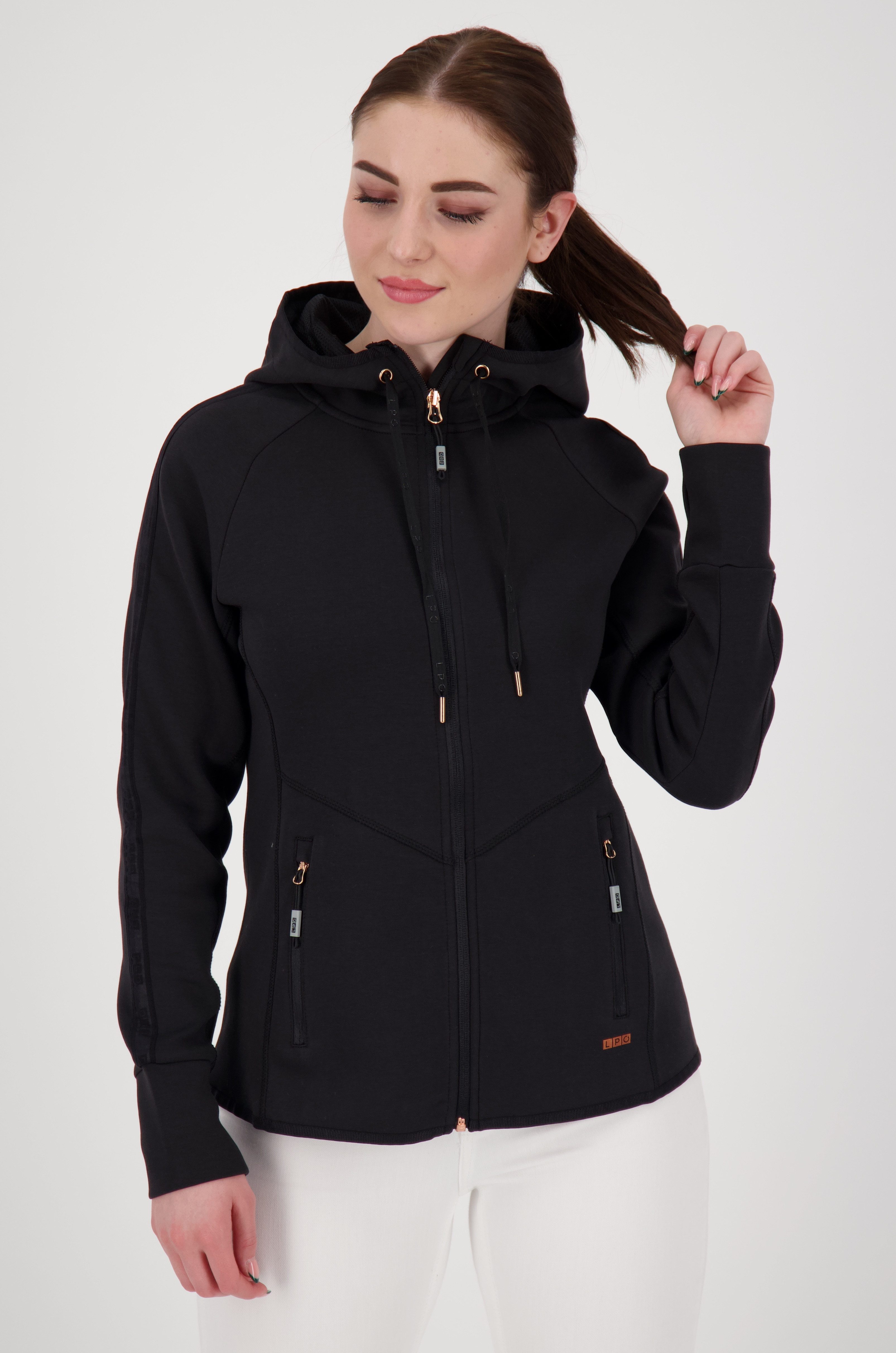 LPO Fleecejacke COREWOOD II WOMEN weiche Fleecejacke in traditioneller Optik,  Glatte Außenseite, weiche Innenseite mit hohem Tragekomfort