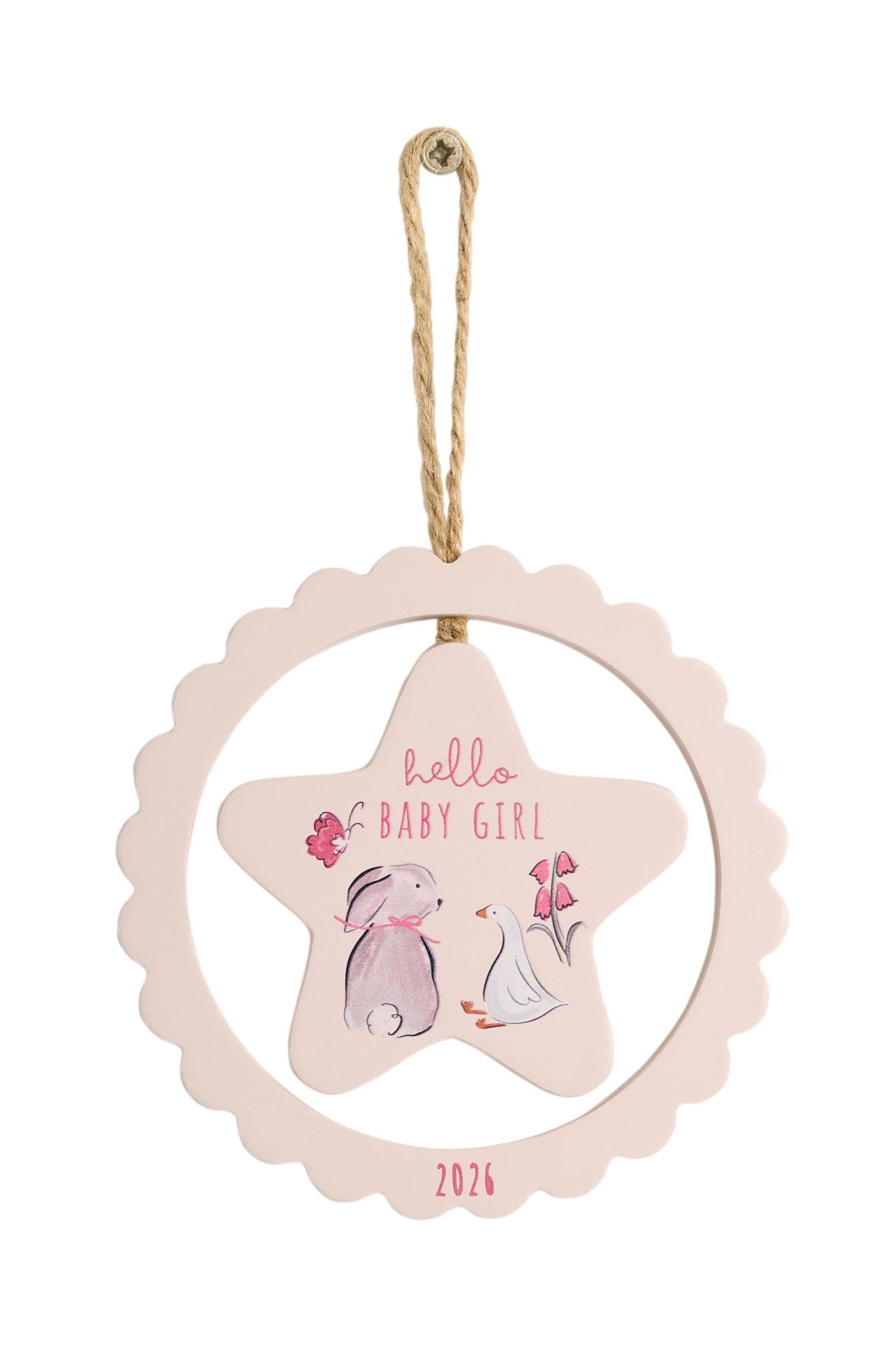 Next Wanddekoobjekt Hängedekoration, Baby Girl Born in 2026 günstig online kaufen