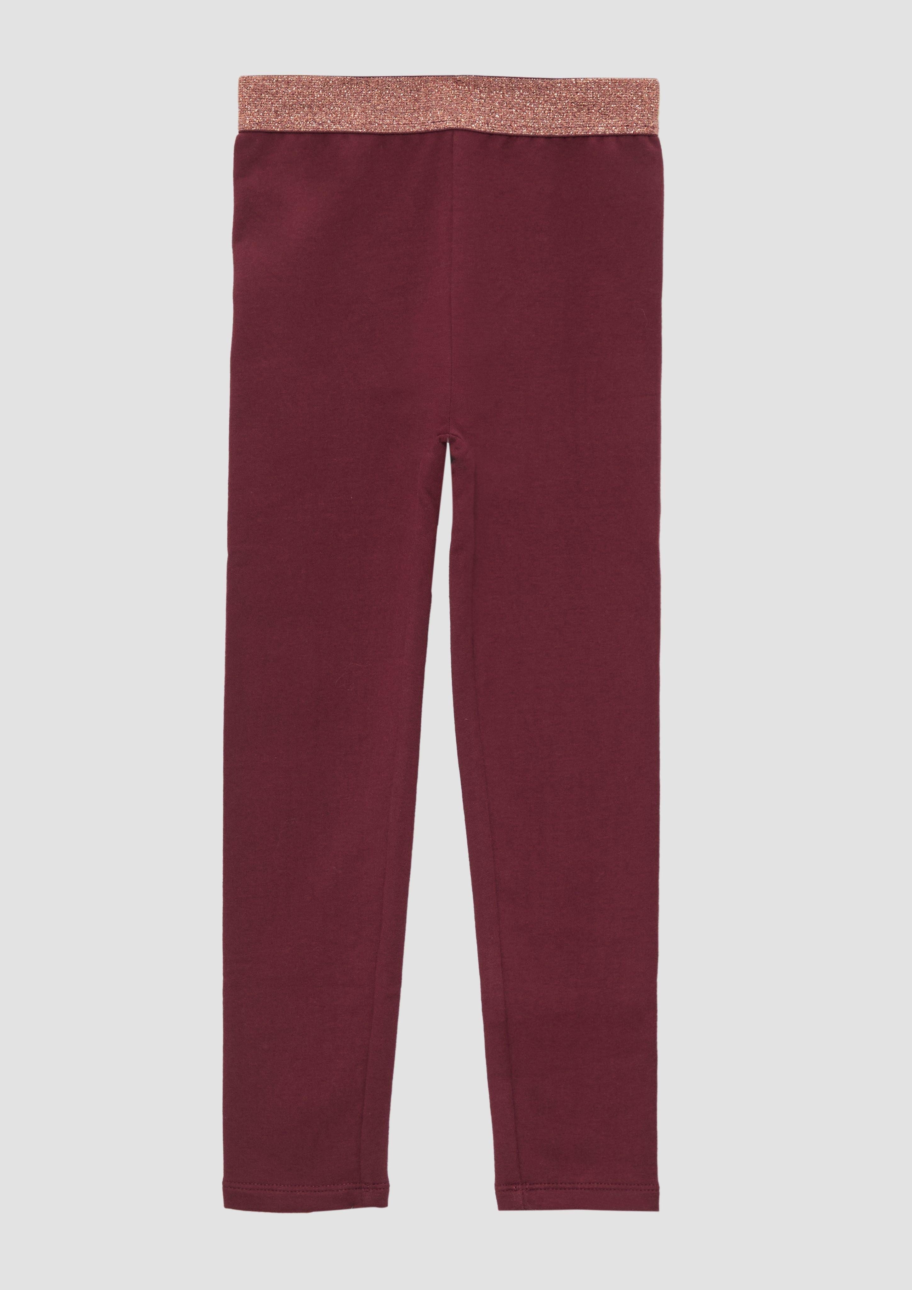 Leggings Leggings mit Glitzerbund