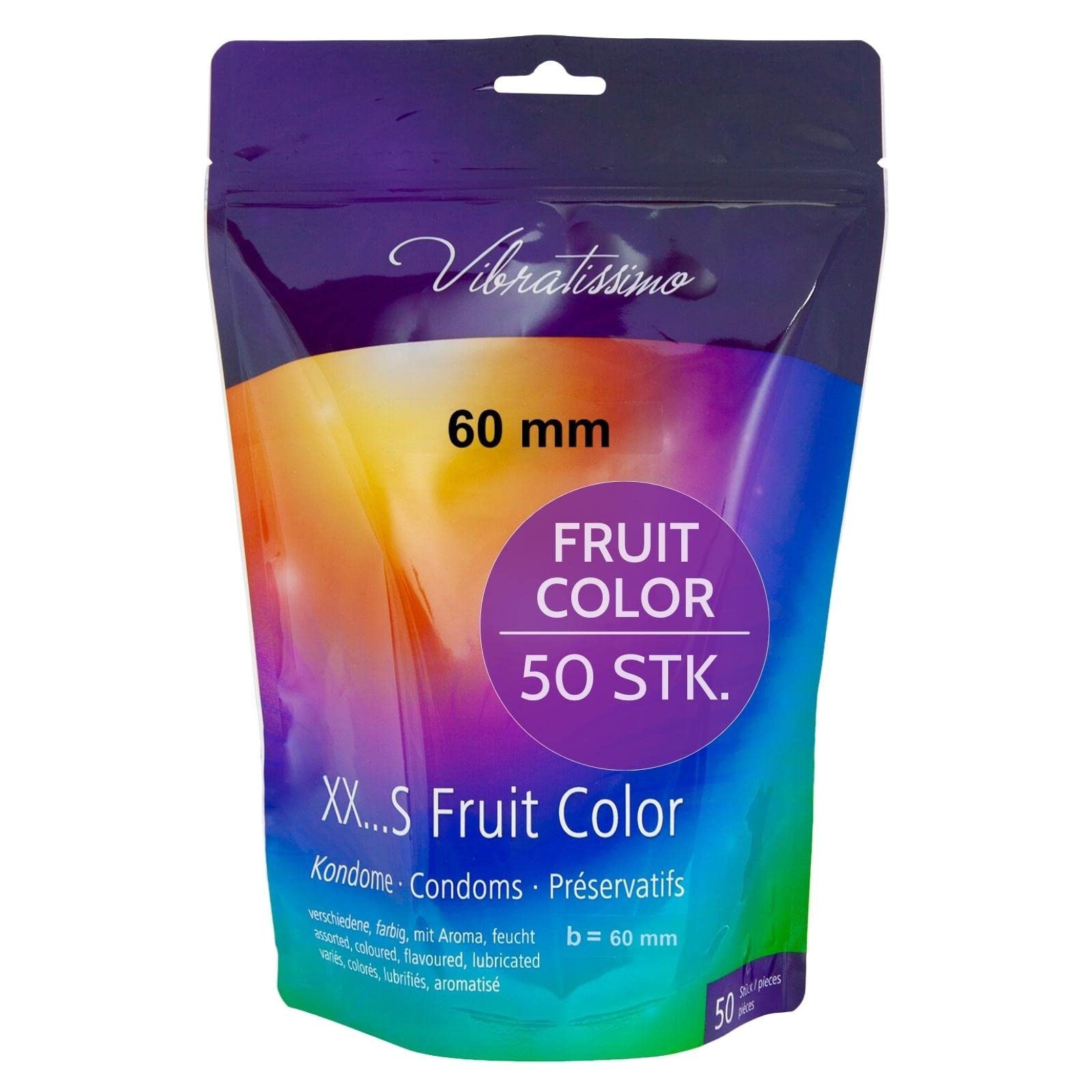 Vibratissimo Kondome Vibratissimo Fruit Color Packung
