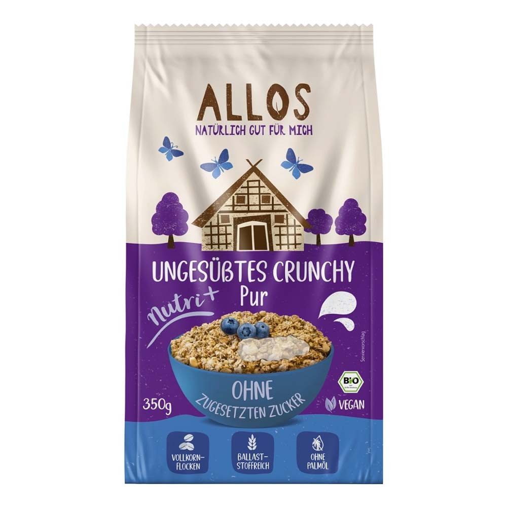 Allos Cerealien Ungesüßtes Crunchy - Pur 350g
