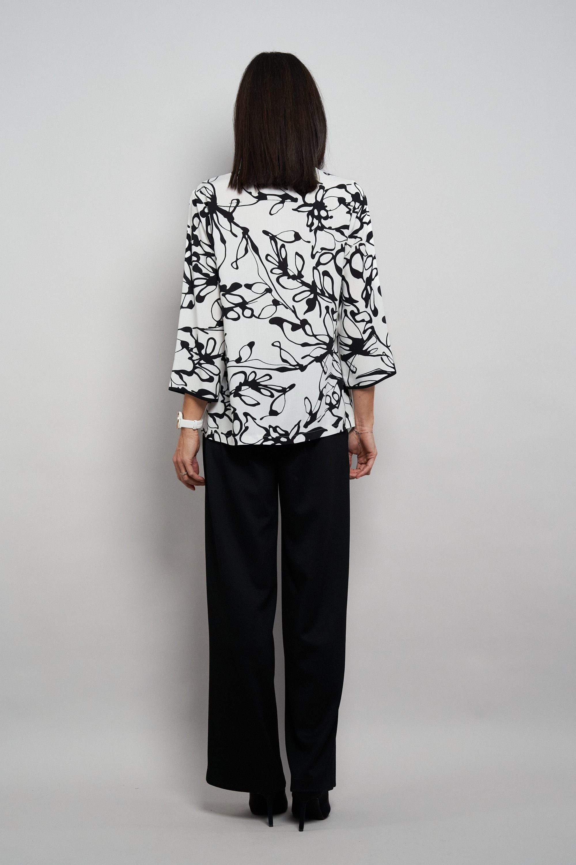 Seidel Moden Druckbluse mit grafischem Muster - MADE IN GERMANY – Bild 4 von 4
