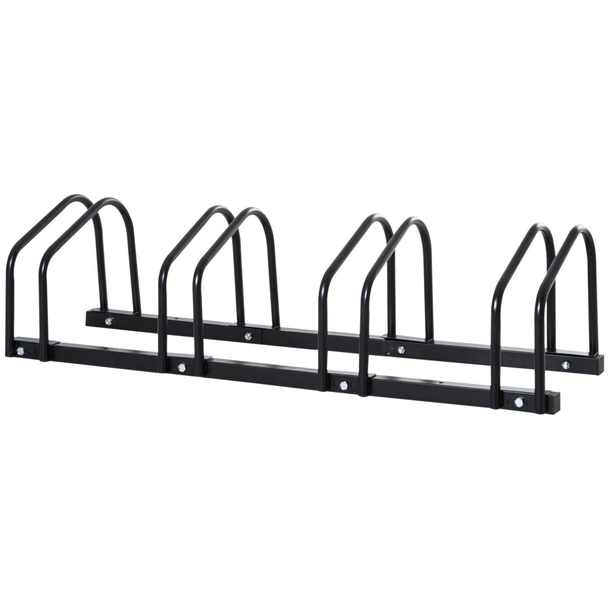 Fahrradständer Boden Für 6 Fahrräder Boden- Und Wandmontage Mit 35-55 Mm Reifenbreite Mehrfachstander Bike Stander Metall Platzsparend Fur 5 Fahrrader Naizy 70218031
