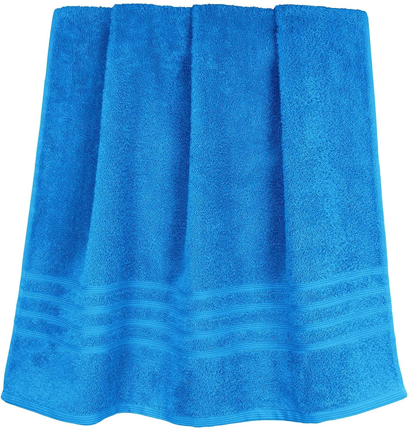 Reserviert Marine cm Lashuma Blau Frottee Duschtuch 70x140 (1-St), Handtuch für Badehandtuch Bestickt, Opa, Großes