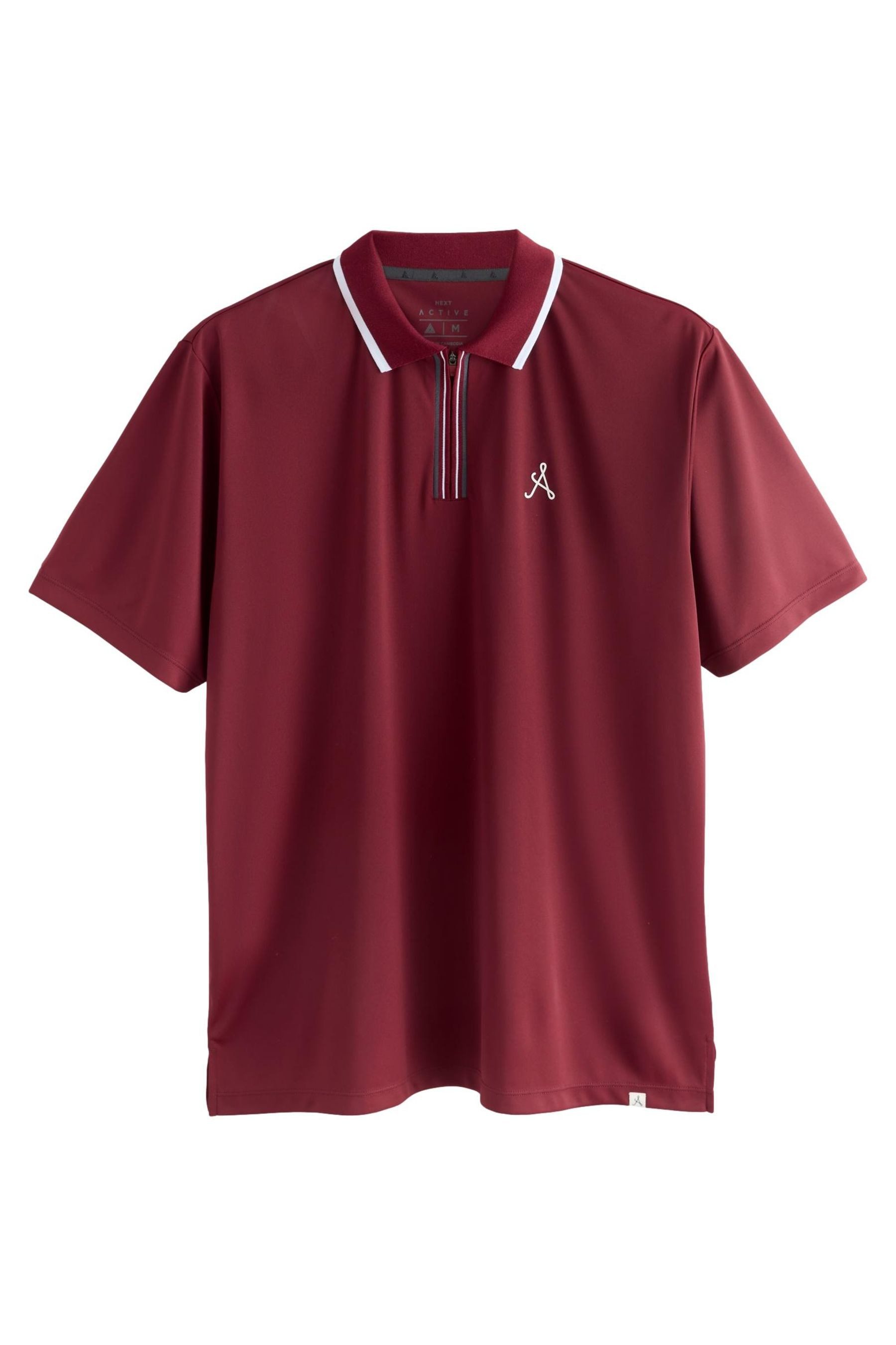 Poloshirt Active Golf Polohemd mit Randstreifen