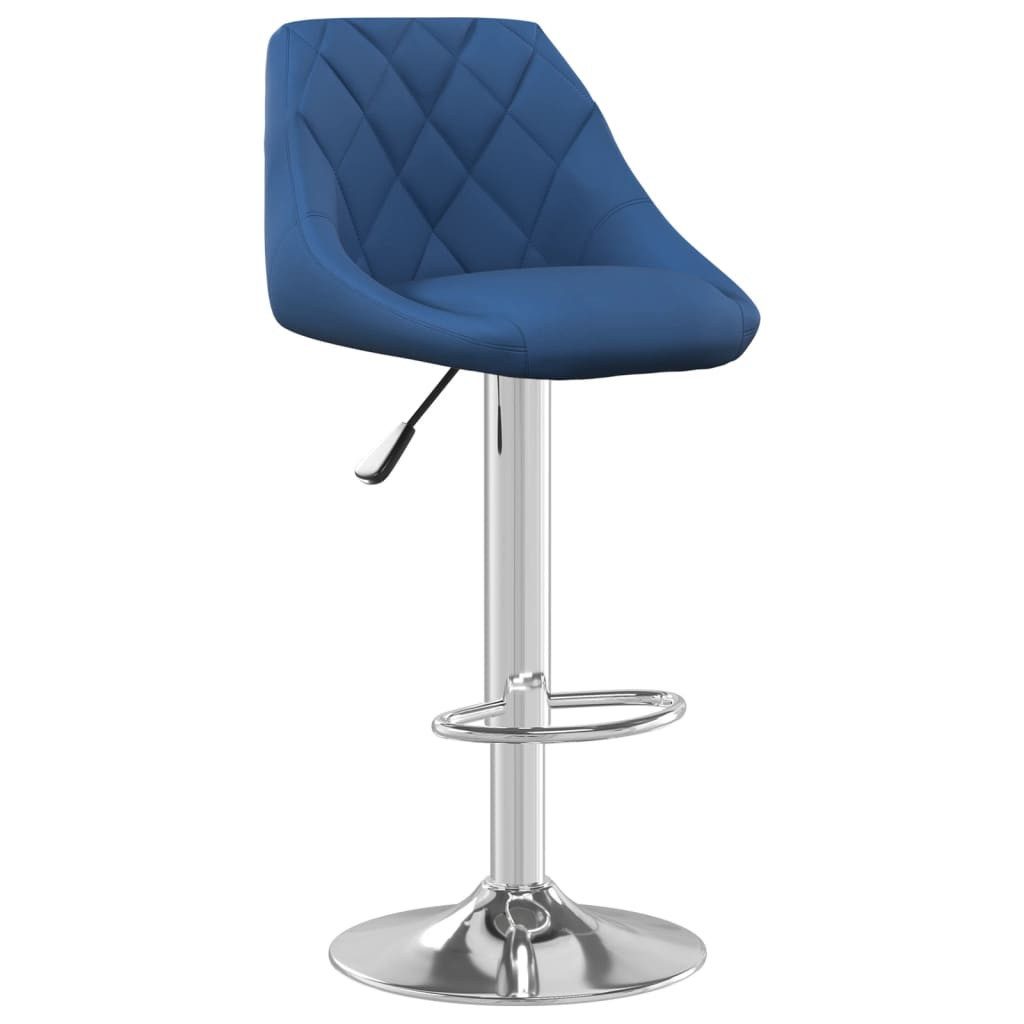 vidaXL Barhocker Barhocker Blau Samt (1 günstig online kaufen