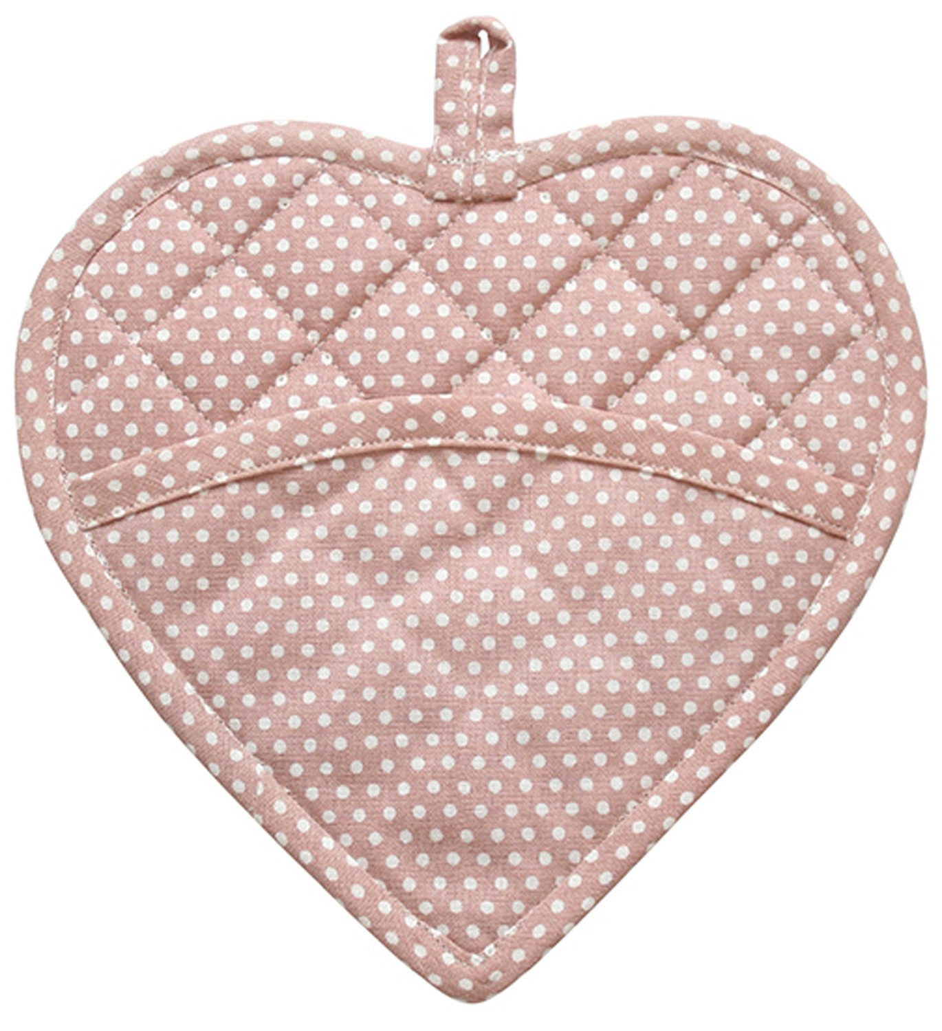 Krasilnikoff Topflappen Micro Dots, (1-tlg., 1-teilig), Topflappen Pfannen Untersetzer Greif-Taschen wattiert ca.22x22cm
