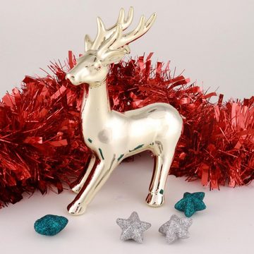 ARISTO Weihnachtsfigur ARISTO Keramik Hirsch ca 15cm H
