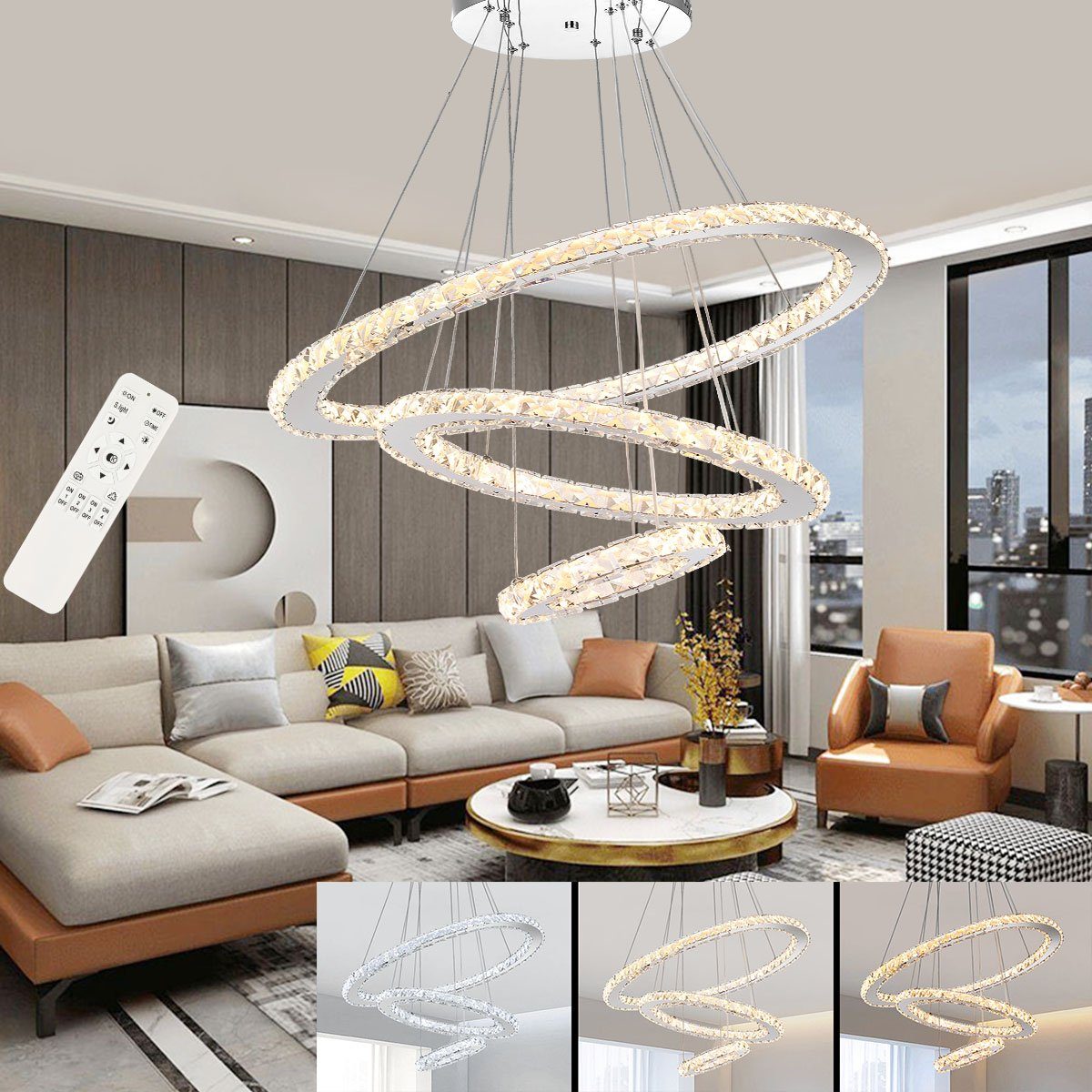 oyajia Deckenleuchte Moderne LED Deckenlampe, Dimmbar günstig online kaufen