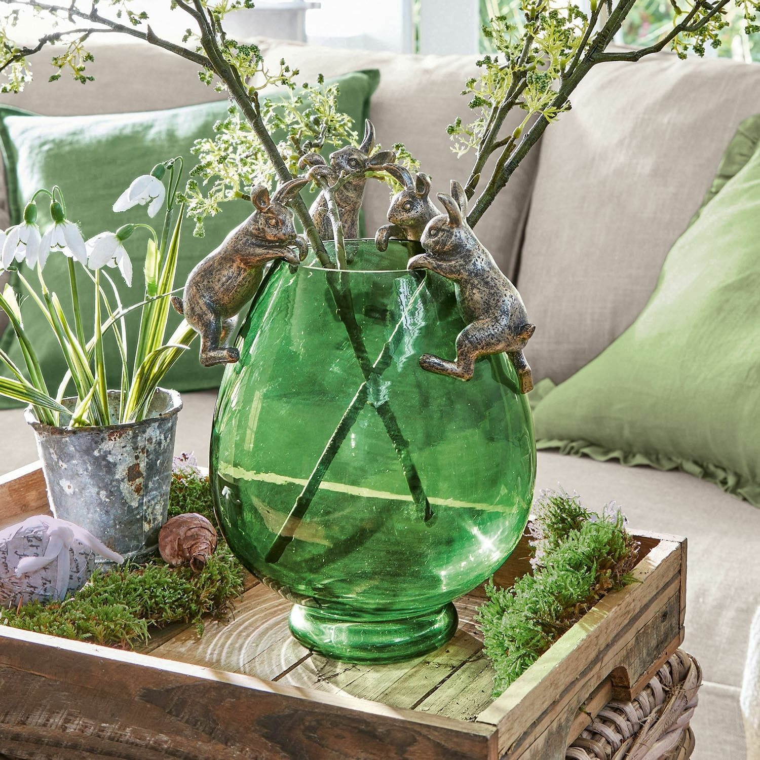 Mirabeau Tischvase Vase Benedice grün