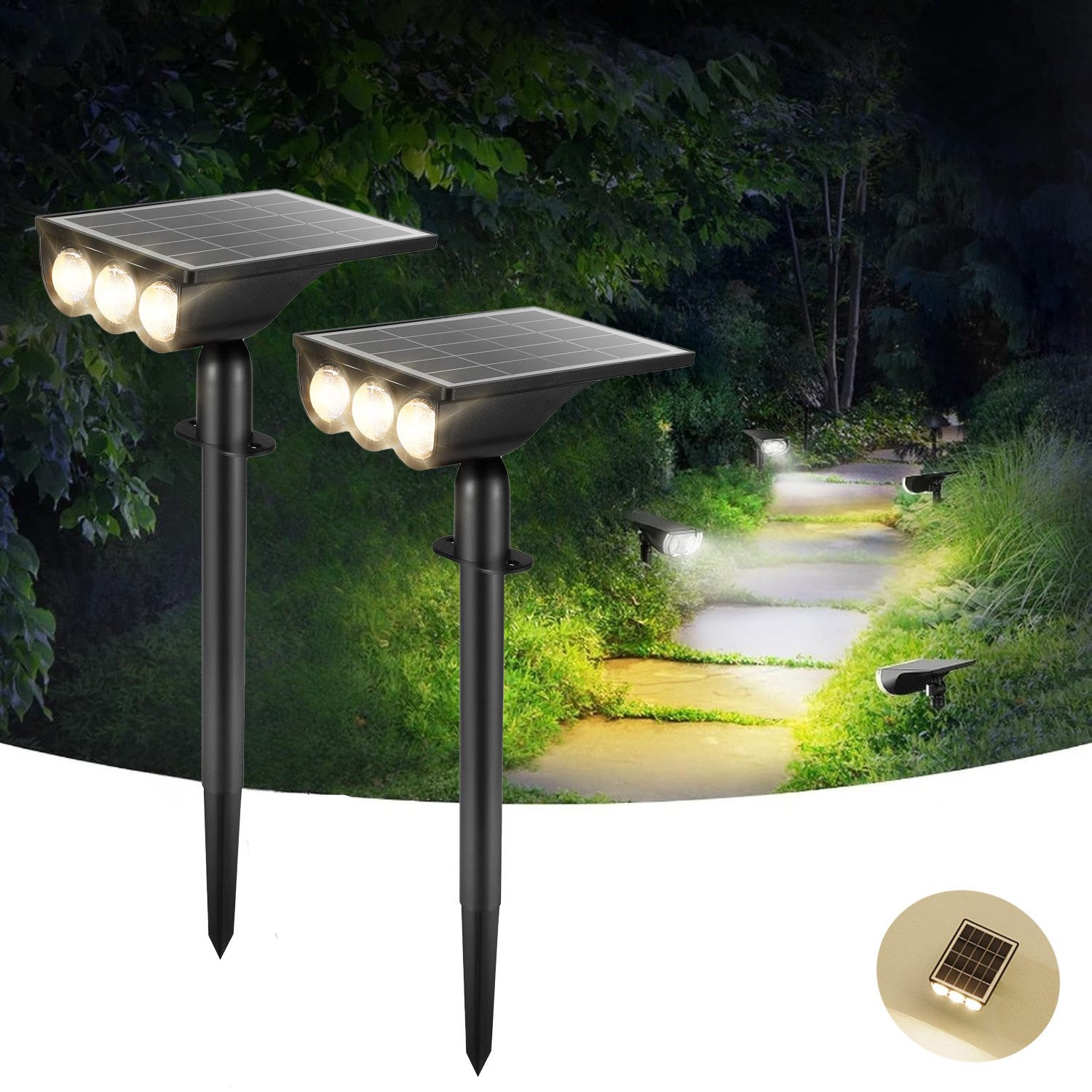 BlingBin LED Solarleuchte für außen 3000K günstig online kaufen