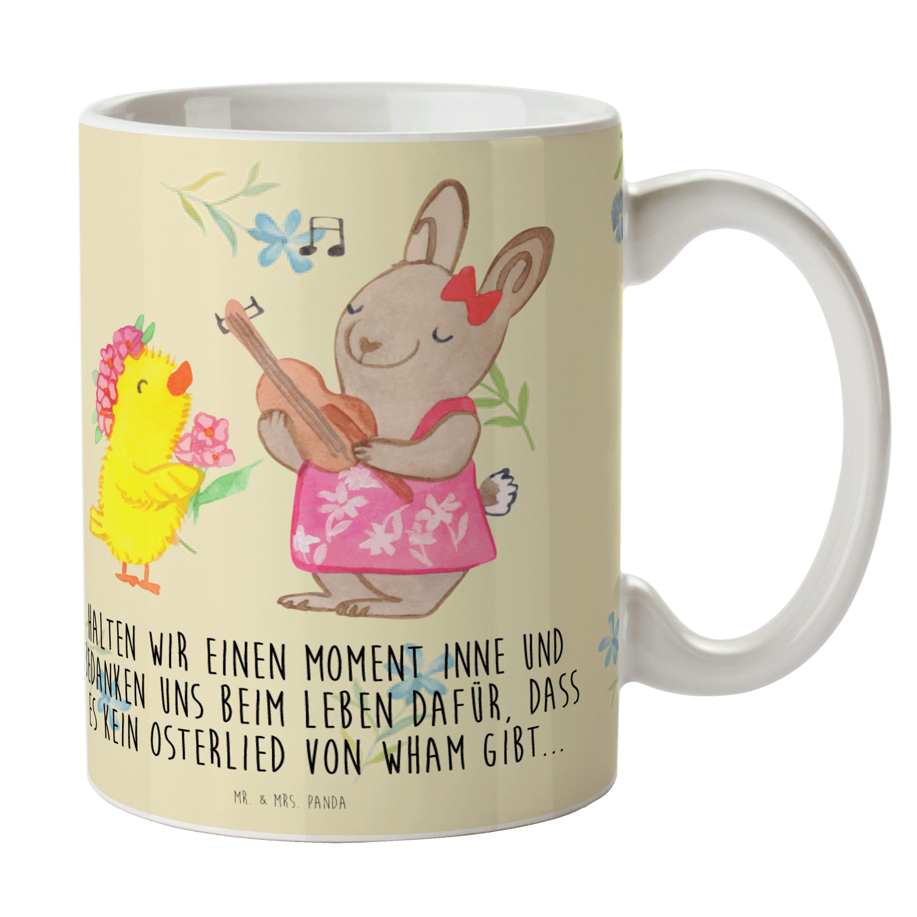 & Tasse Keramik Blumig Mrs. Ostern Keramiktasse, Geschenk, - Frühlingsgefühle Panda - Osterhase, Mr.