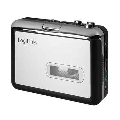LogiLink Digitales Aufnahmegerät (Kassettendigitalisierer Konverter zu MP3 ohne PC direkt auf USB-Stick auch als Player geeignet)
