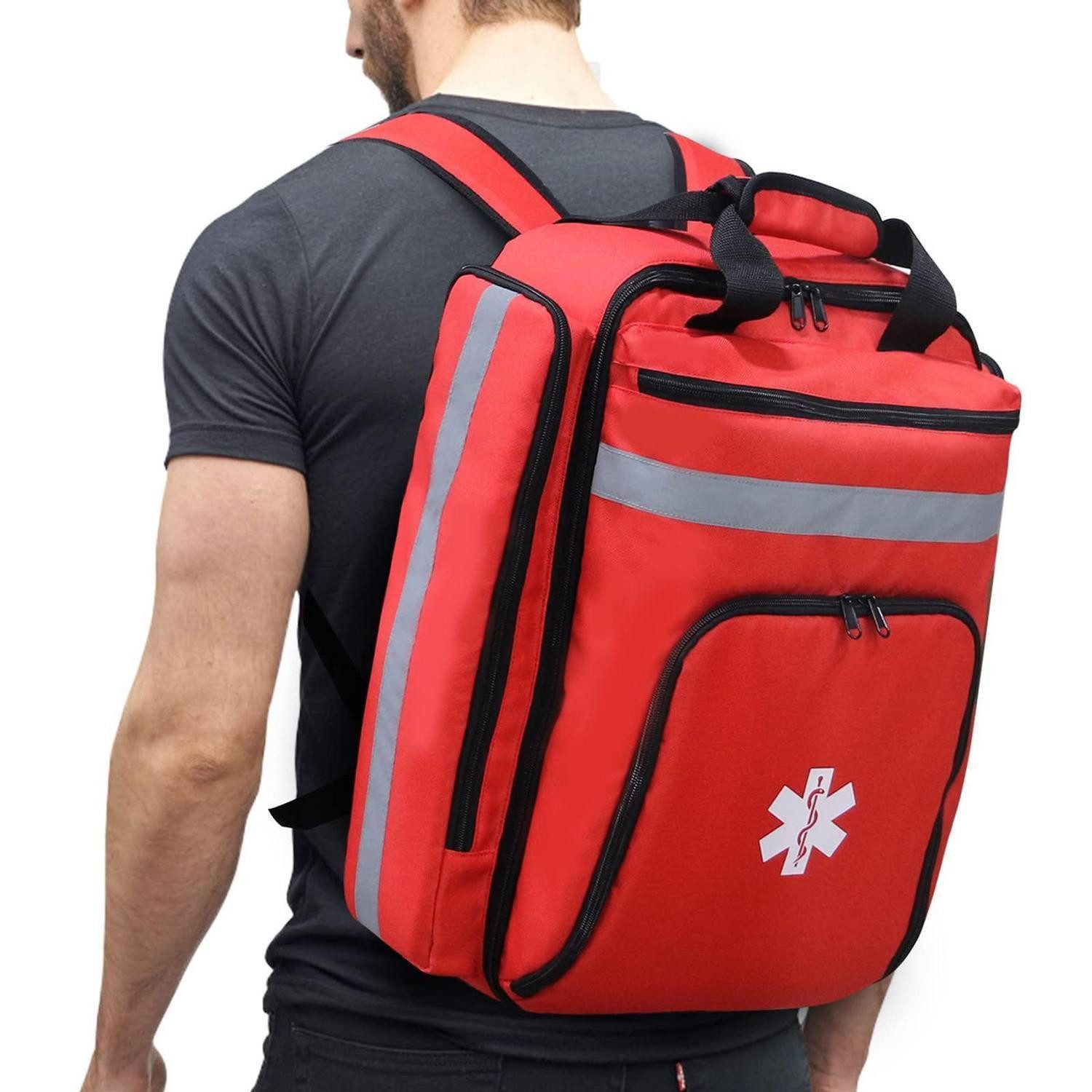 LuxusKollektion Erste-Hilfe-Set Notfall-Rucksack rot groß