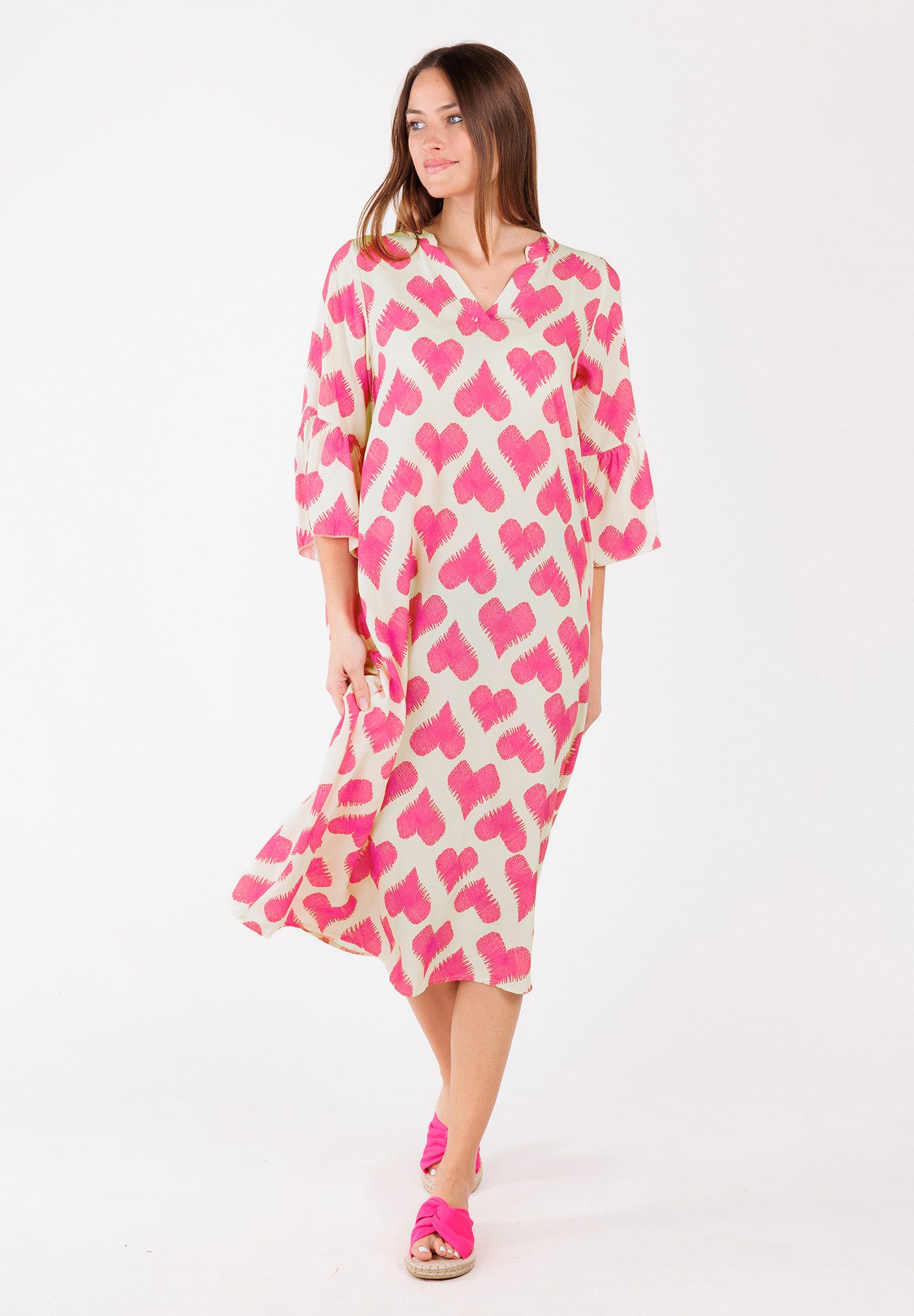 Key Largo Druckkleid WD HUGS v-neck günstig online kaufen
