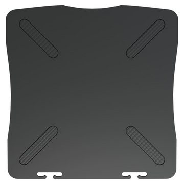 furnicato Schwarz 33,5x34x10,5 cm Monitorständer, (1-tlg)