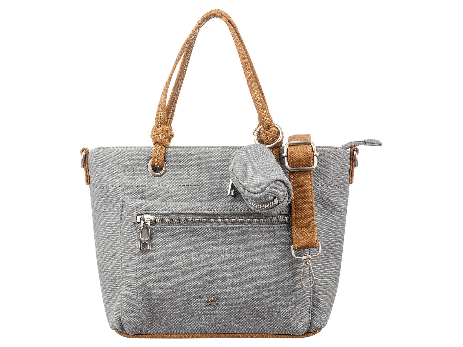 Prato Umhängetasche S049-SC Umhängetasche Shopper vielseitig einsetzbar (Stück, 1-tlg., 1), farbliche Akzente