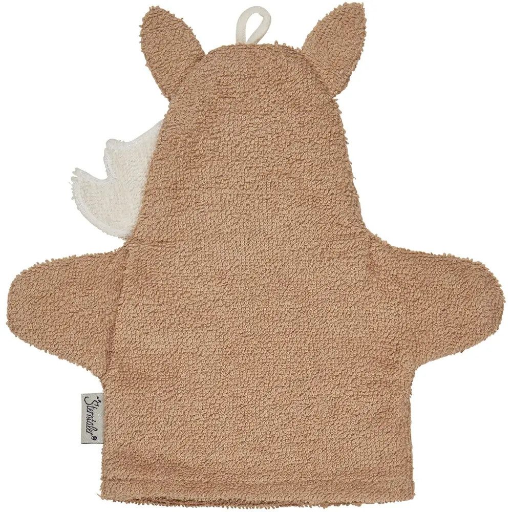 Sterntaler® Waschlappen Sterntaler Waschhandschuhe Pferd Sunny, lichtbeige – Bild 5 von 5
