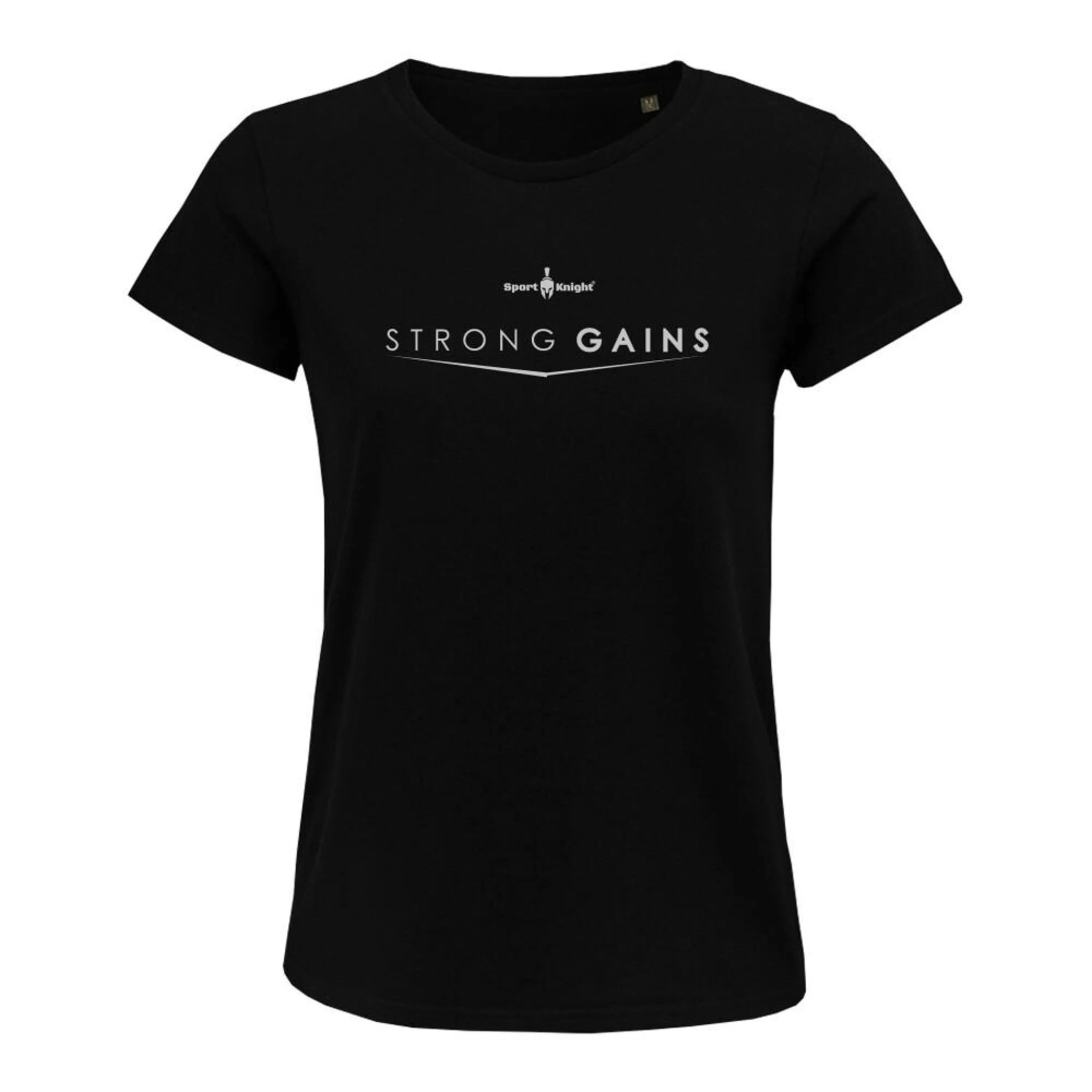 Sport-Knight® T-Shirt Sport-Knight® Damen Fitness T-Shirt "Strong Gains" Classic