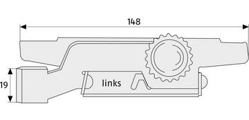 ABUS Rollladenprofil Abus Rollladensicherung RS97 SB