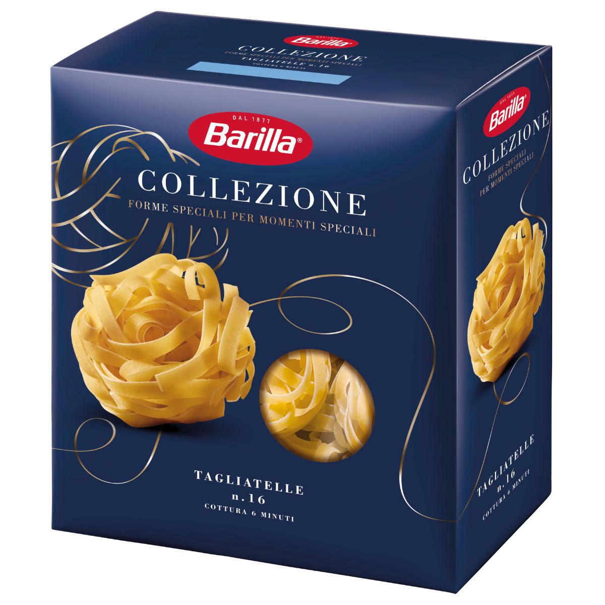 Barilla Nudeln, Barilla Tagliatelle Bolognesi Pasta aus Hartweizengriess 500g