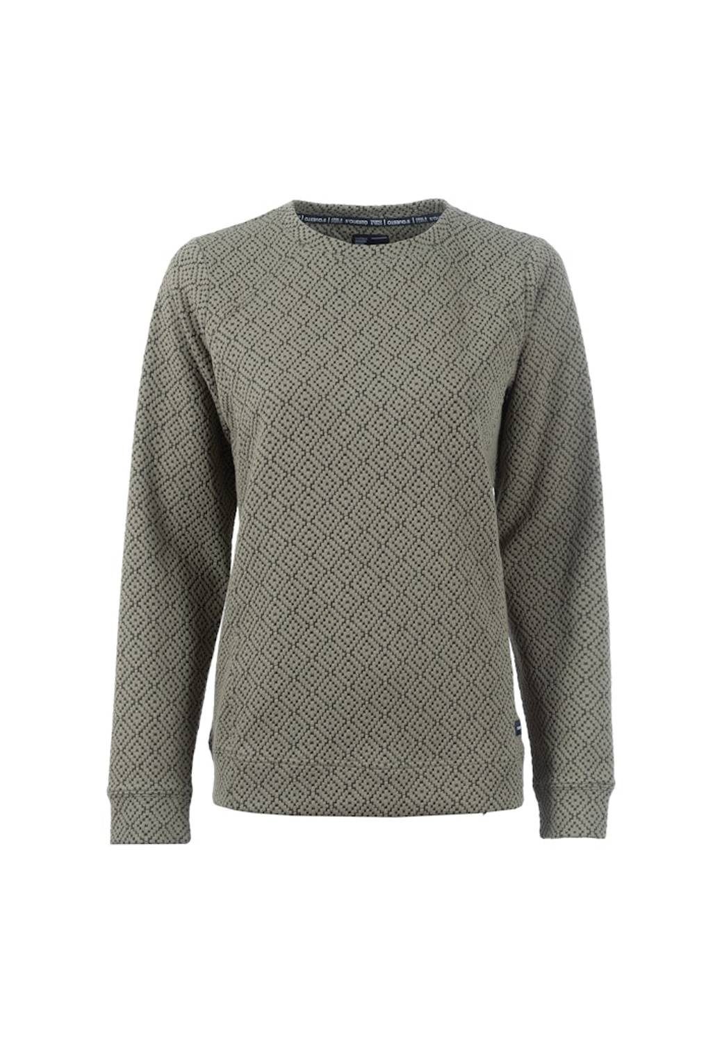 Soquesto Rundhalspullover 6200-504726-4841 Exklusives Rautenmuster im Jacquard-Stil