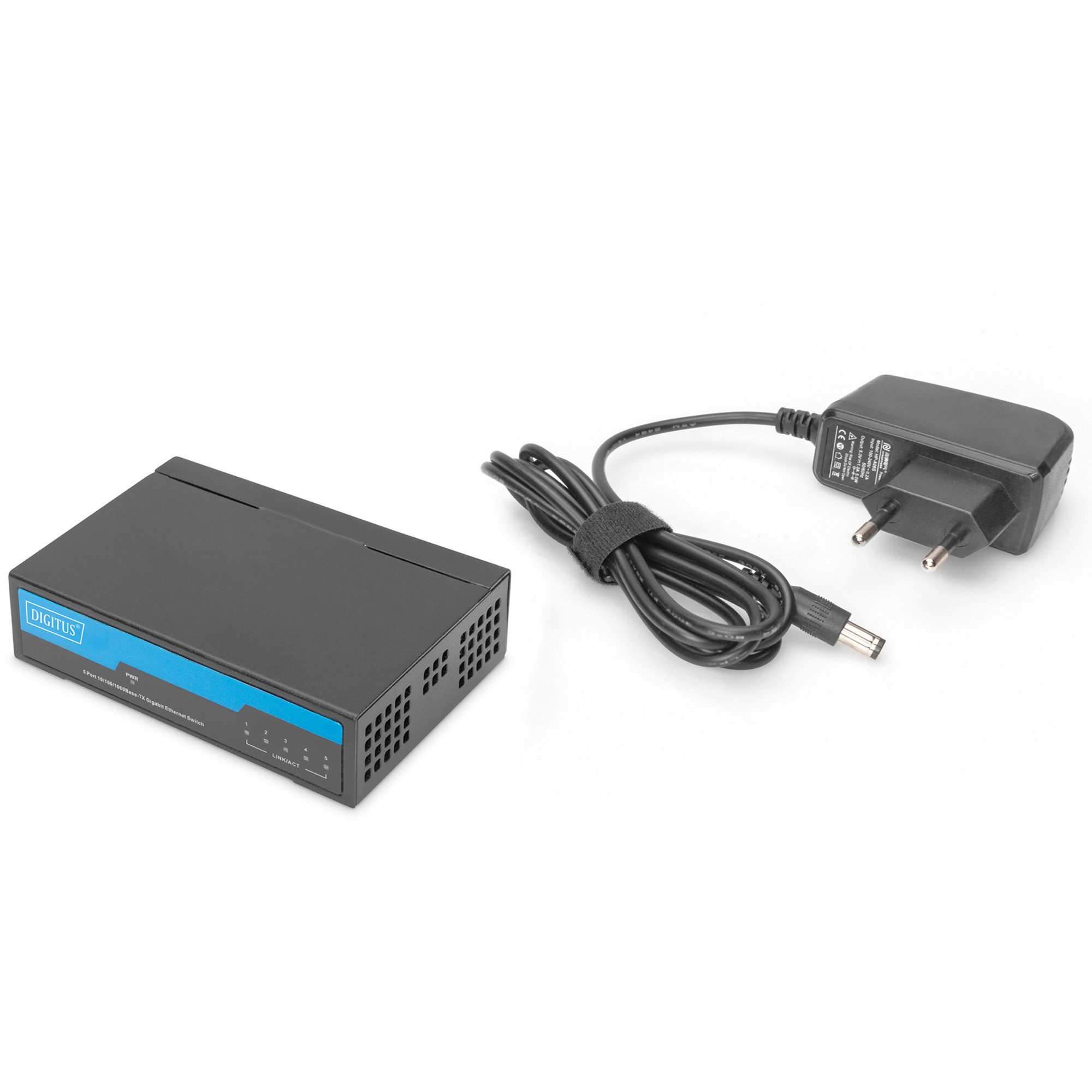 Digitus Digitus 5-Port Gigabit DN-80202-1, Switch Netzwerk-Switch