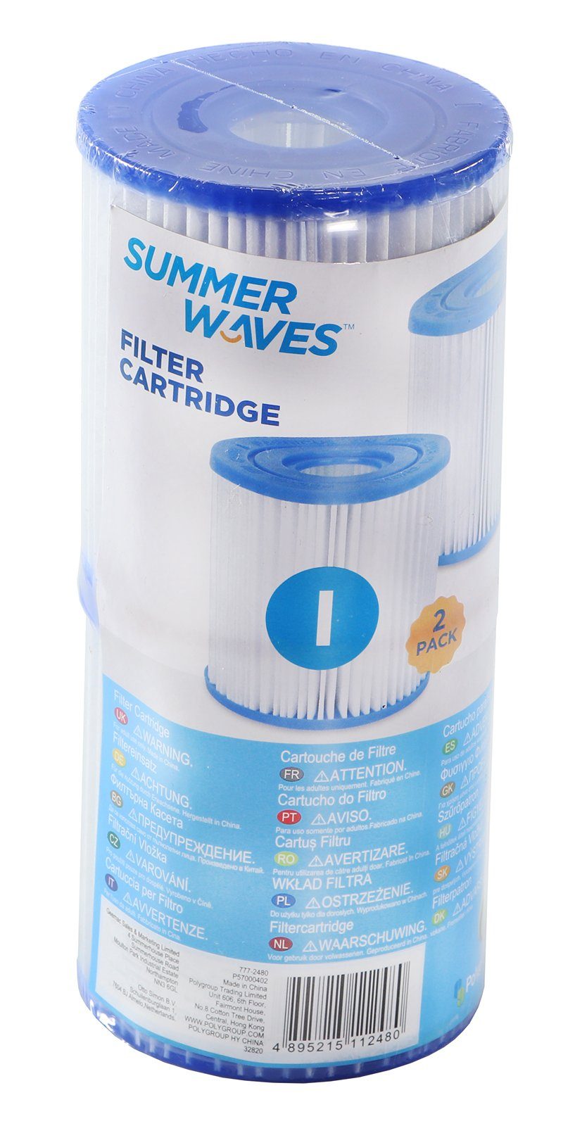 SummerWaves Pool-Filterkartusche Summer Waves Filterpatrone 4er Pack Größe 1 für Fast Pool Sets