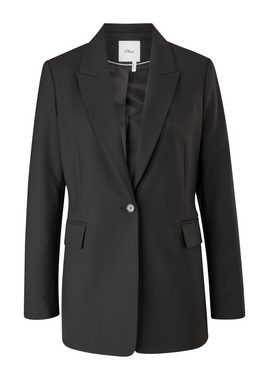 s.Oliver BLACK LABEL Longblazer mit extravaganten 4-Knopf-Manschetten an den Ärmeln