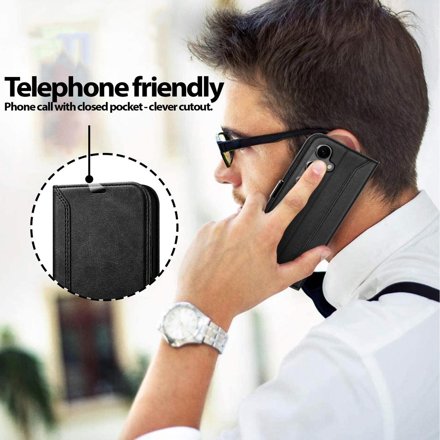 CoolGadget Handyhülle Book Case Elegance Tasche für Samsung Galaxy A56 5G 6,7 Zoll, Hülle Magnet Klapphülle Flip Case für Samsung A56 5G Schutzhülle – Bild 5 von 5