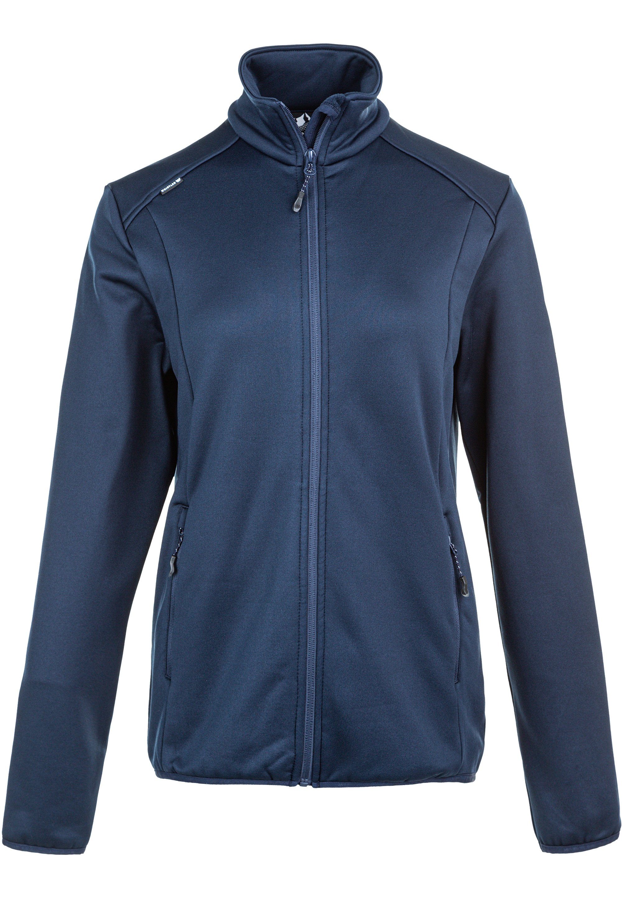 W Fleecejacke WHISTLER hochwertigem Funktionsstretch dunkelblau mit Powerstretch ZENSA Jacket fleece