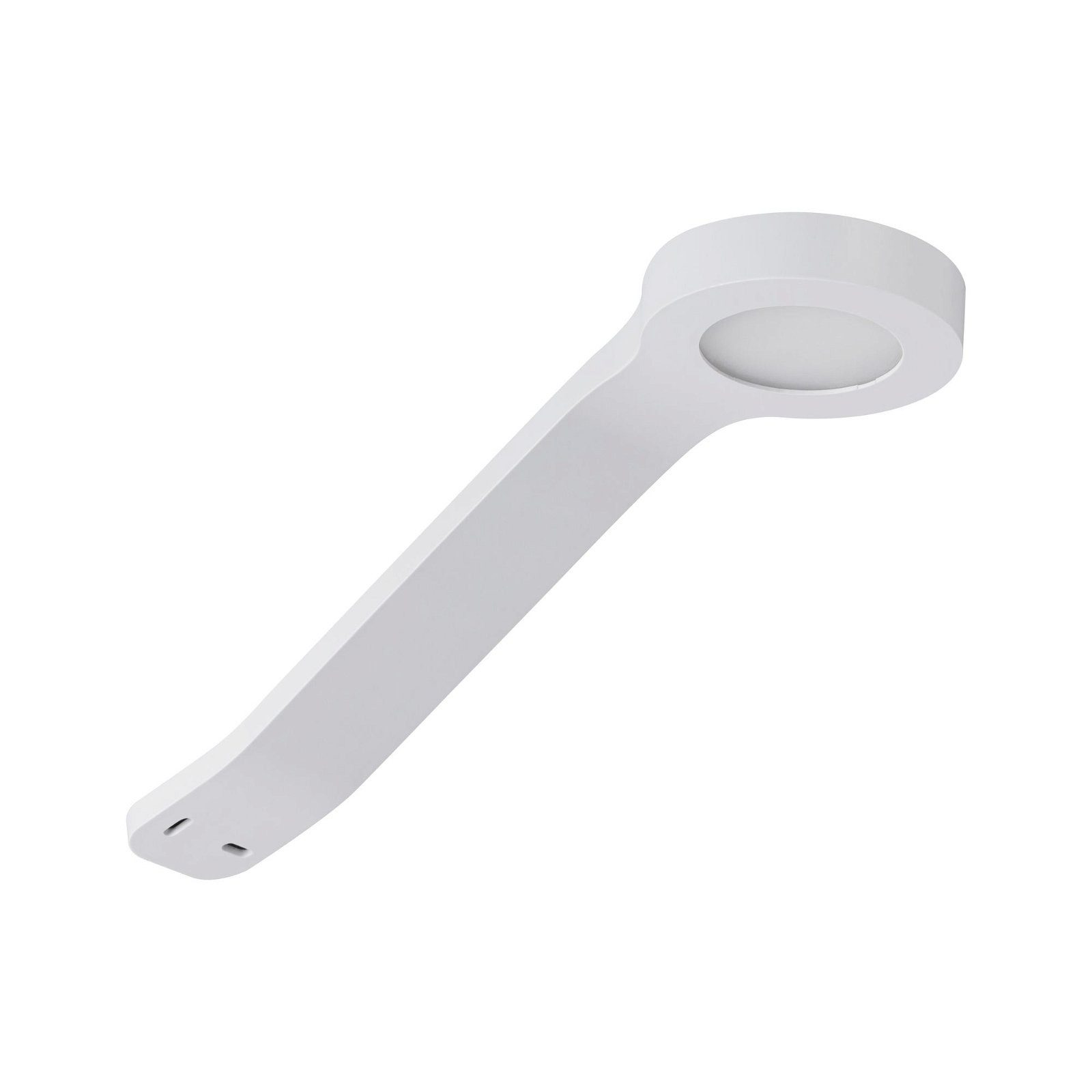 Paulmann Unterschrankleuchte Clever Connect Mike 2x2,5W DC 2700-6500K 12V Weiß matt/Kunststoff, LED fest integriert, Tageslichtweiß, Starter-Set
