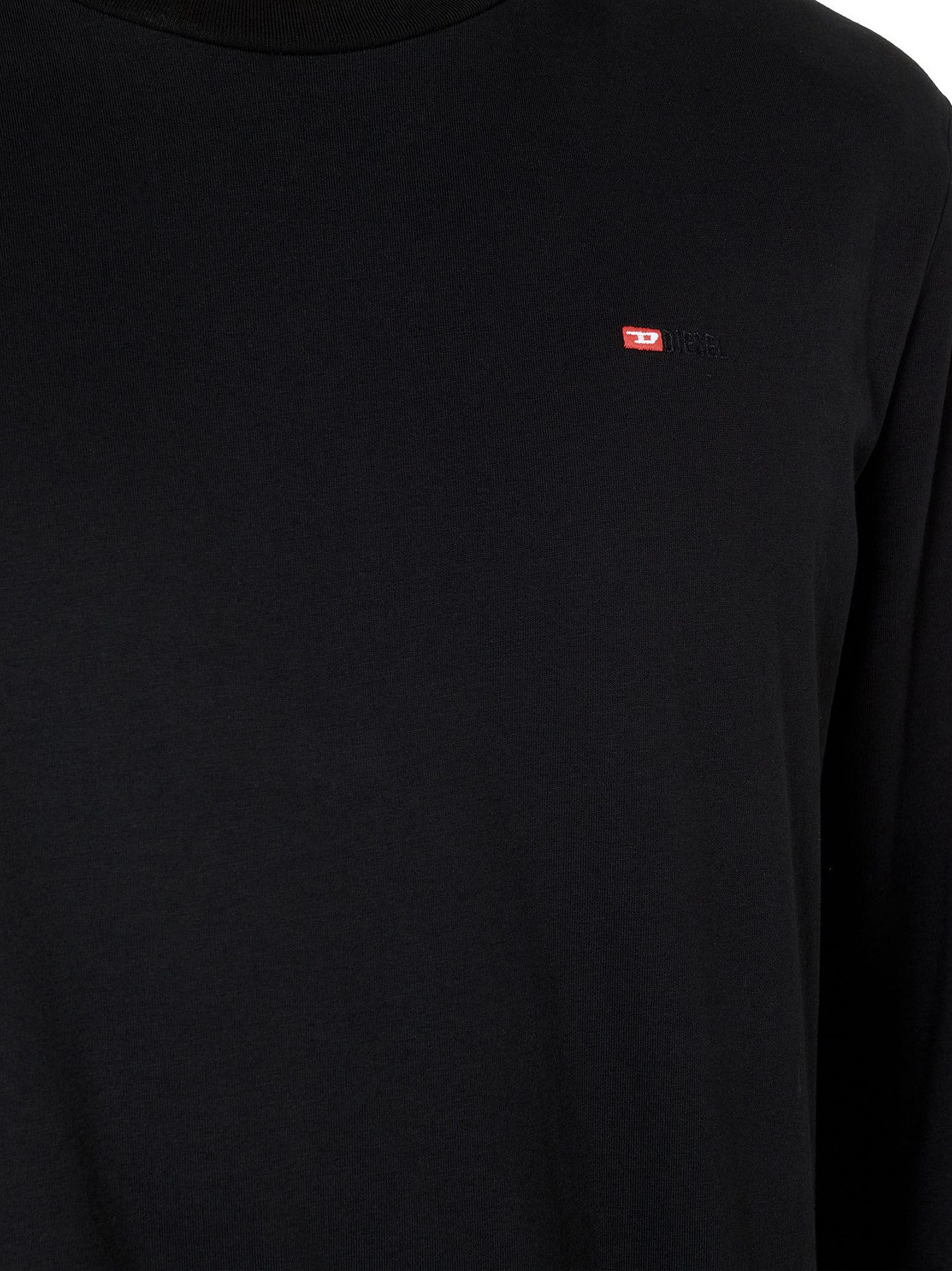 Diesel Rundhalsshirt Langarm Regular Fit - T-DIEGOR-LS-MICRODIV
