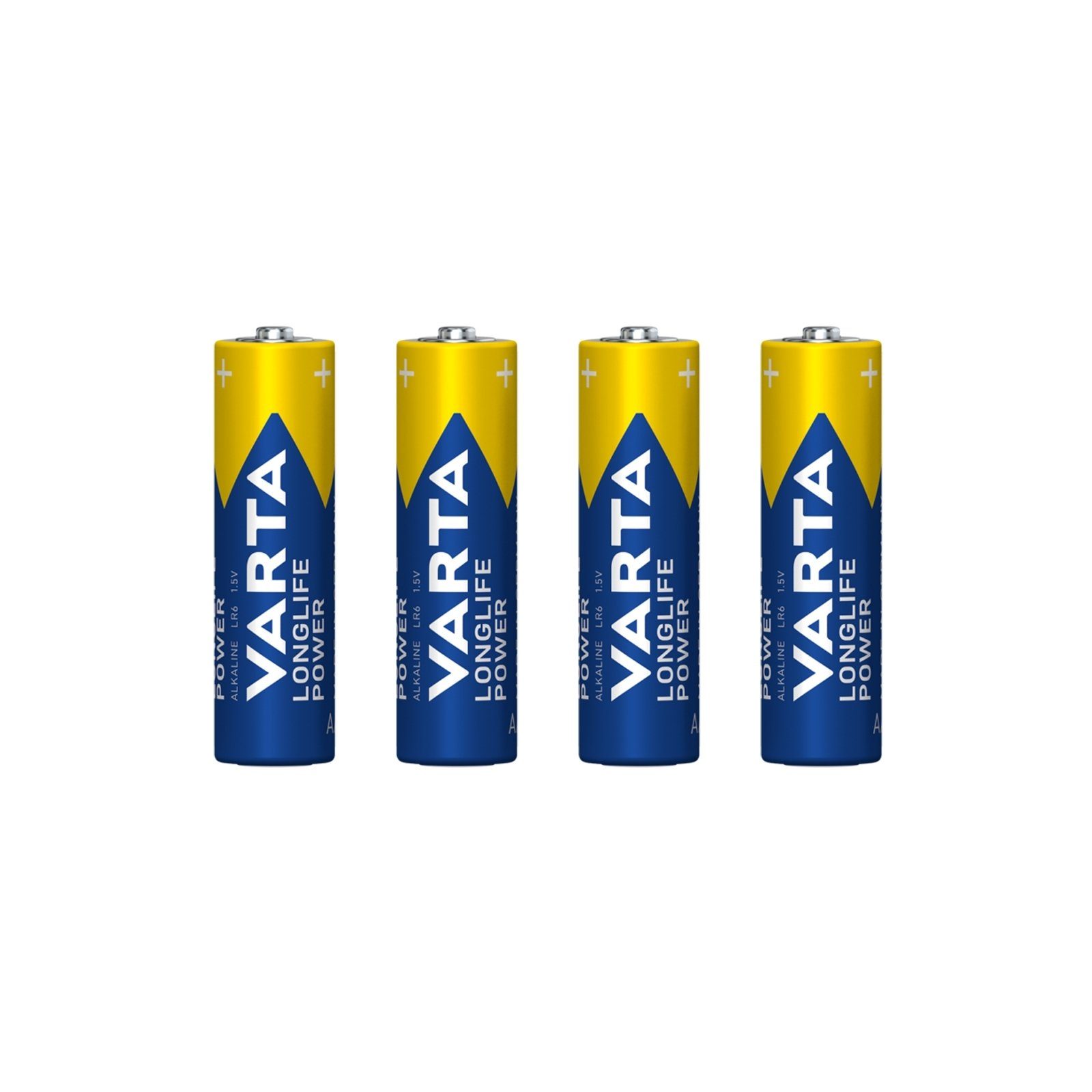 VARTA Batterie Power 4xAA Longlife Batterie