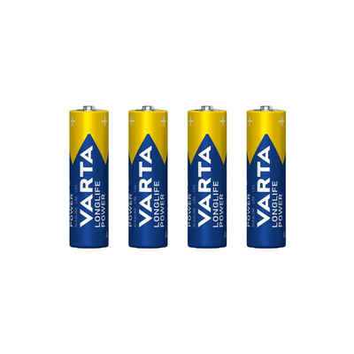 VARTA Batterie Longlife Power 4xAA Batterie, (4 St)