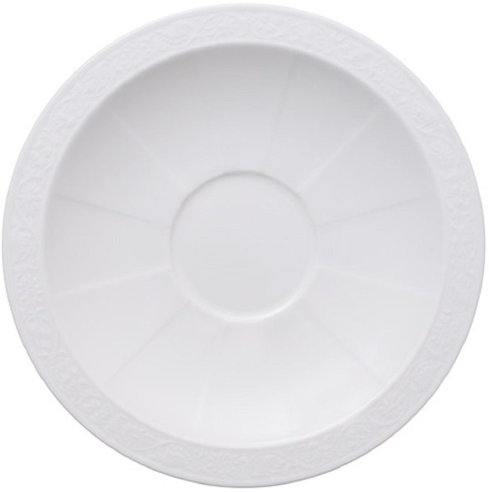 Villeroy & Boch Untertasse White Pearl Cappucinountertasse / Suppenuntertasse