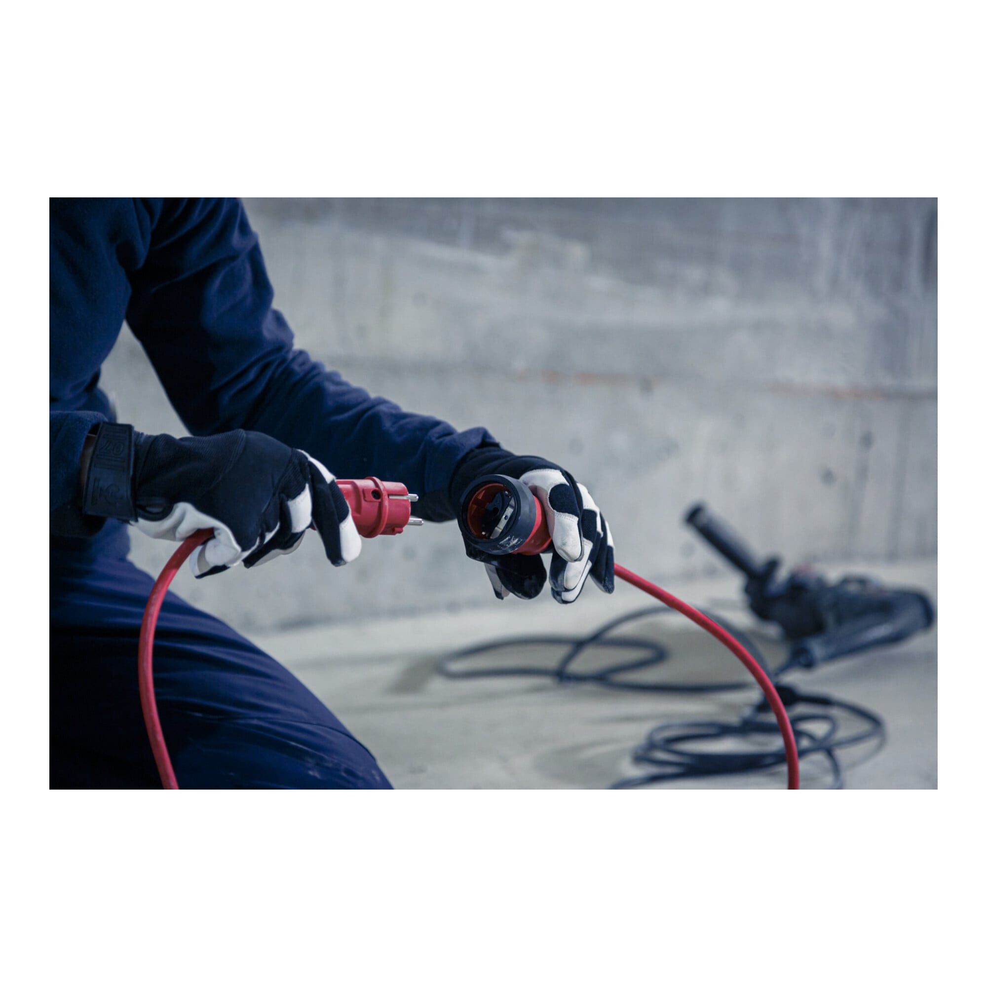 Brennenstuhl Stromverteiler Brennenstuhl Professional Verlängerungskabel VQ 1200 IP44, 10m rot H07