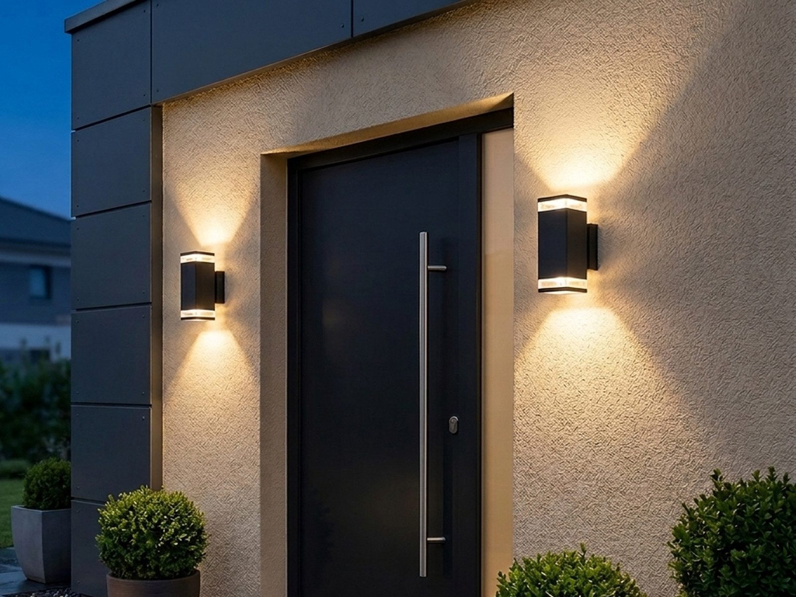 smartwares LED Außen-Wandleuchte, LED wechselbar, Warmweiß, Fassadenlampe H günstig online kaufen