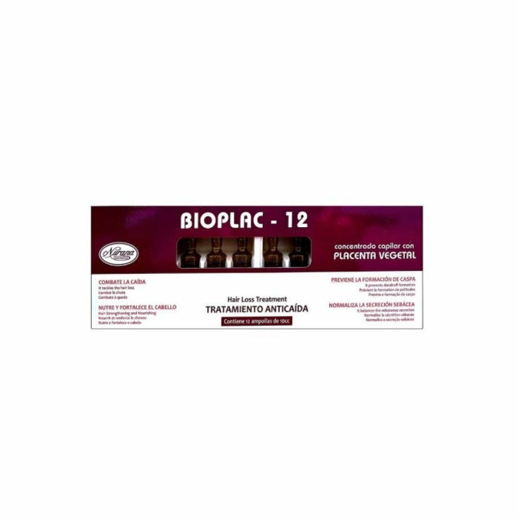 NURANA Haarshampoo Bioplac-12 Ampullen Zur Behandlung Von Haarausfall 12x10ml