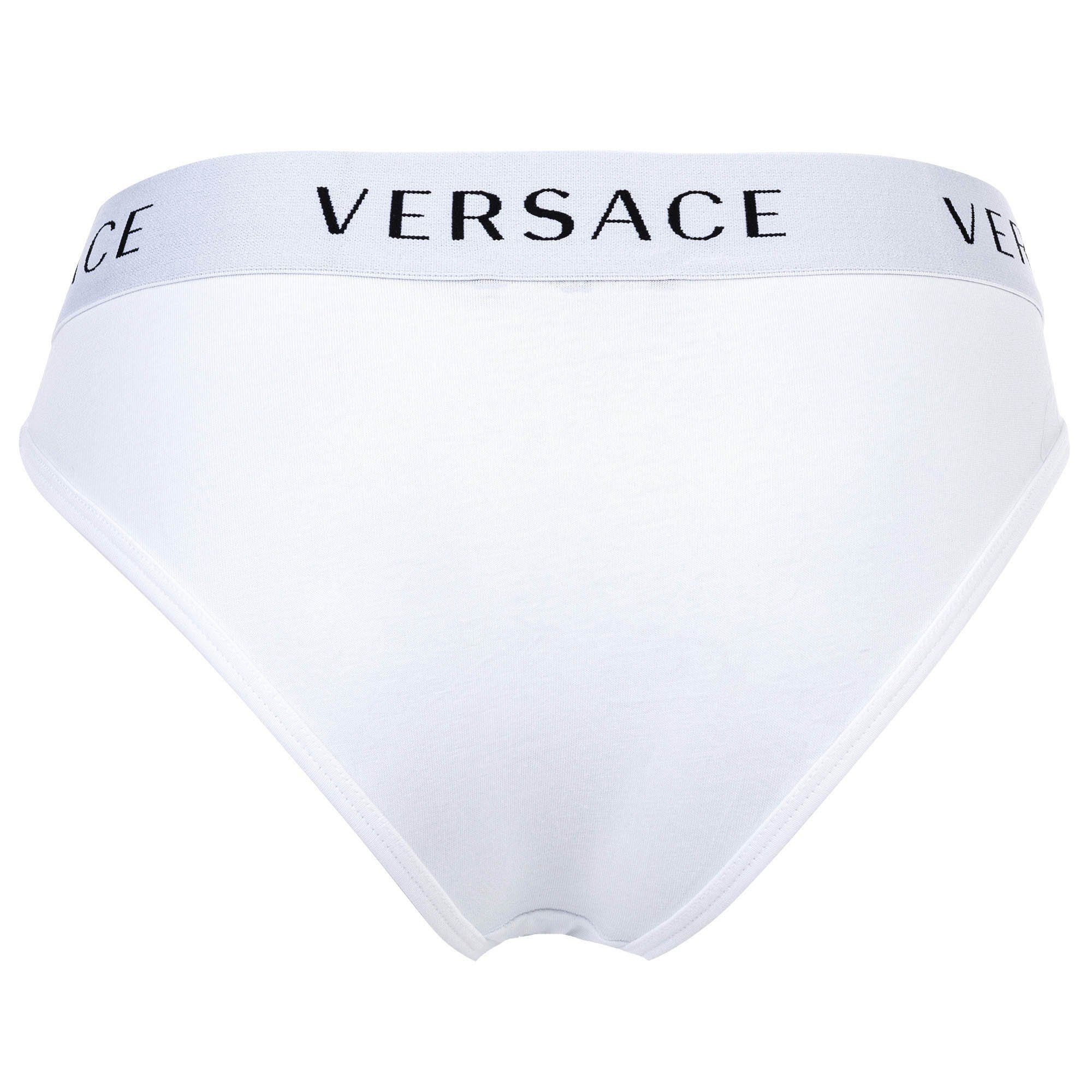 Versace Slip Damen Slip 1er Pack Baumwollmischung (Packung, 1er Pack)