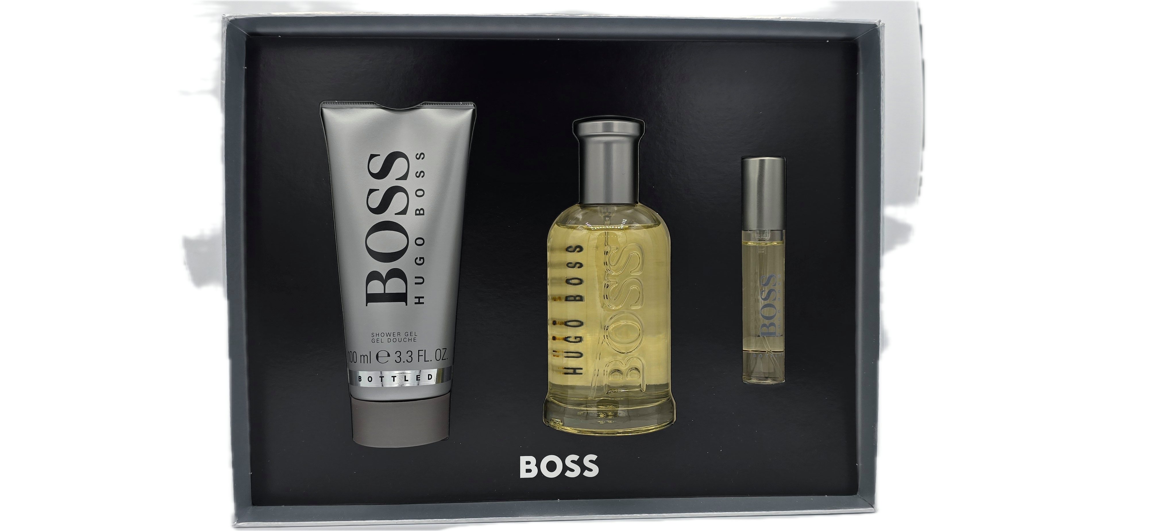 BOSS Eau de Toilette Boss Boss Bottled Eau de Toilette 100ml & EDT 10ml & Duschgel 100ml