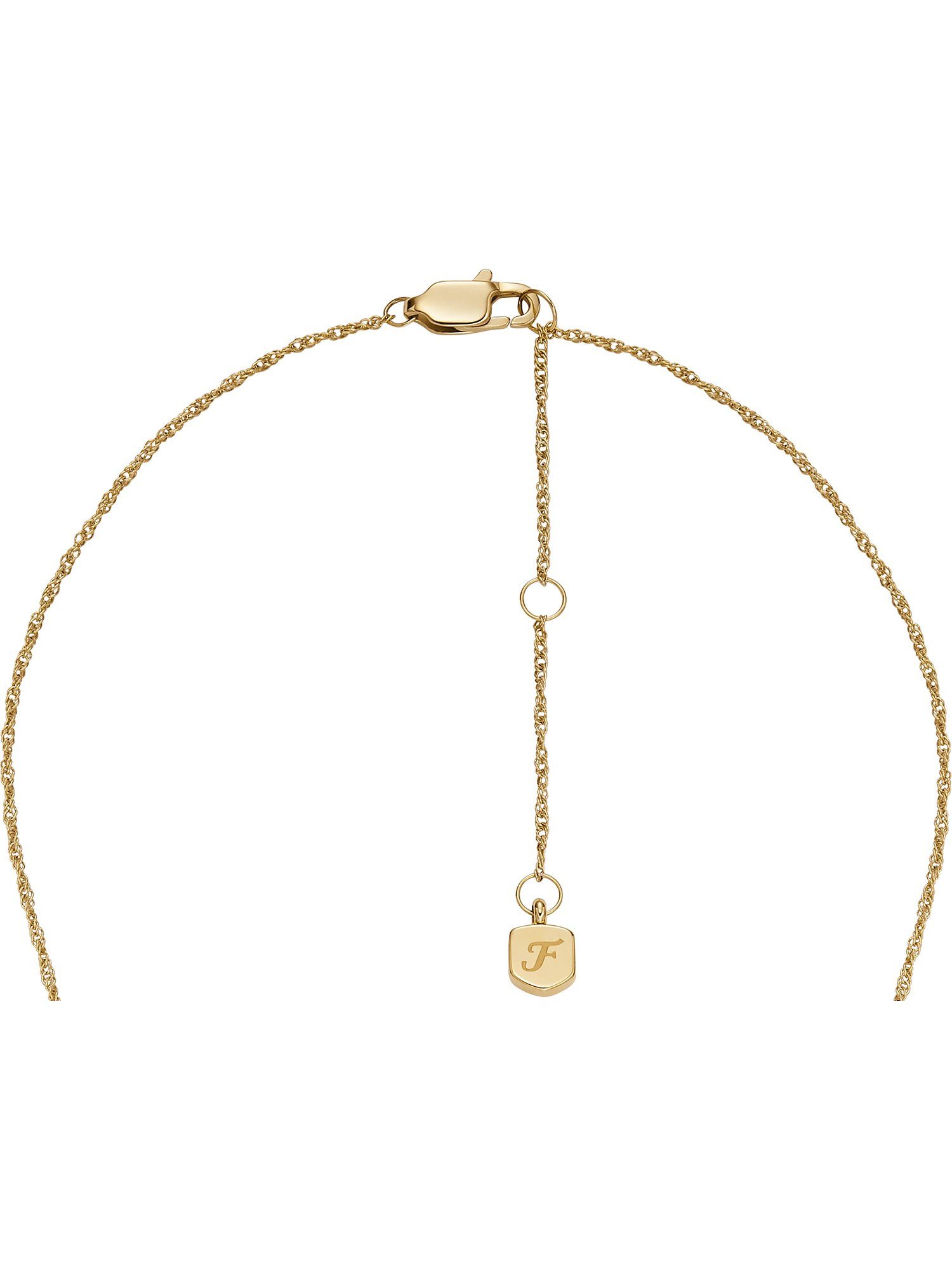 Fossil Collier Fossil Damen-Kette Edelst...