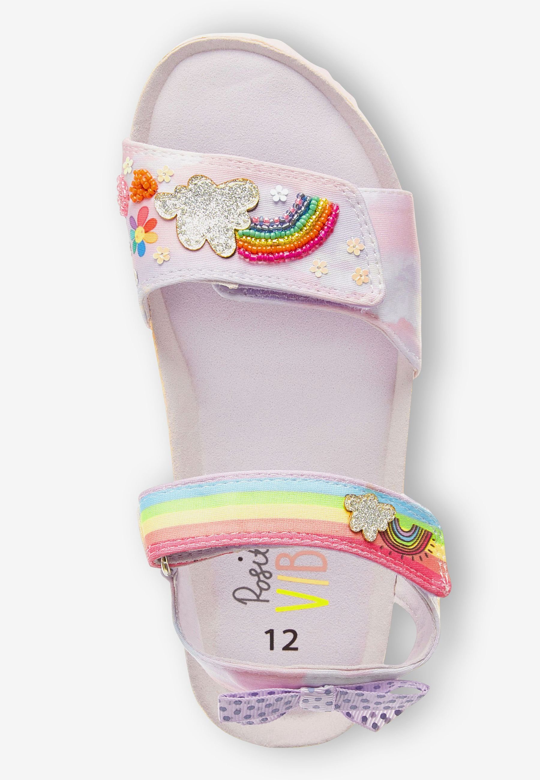 Next Sandalen mit Korkbett Riemen Unicorn Lilac und Sandale Purple verstellbaren (1-tlg)