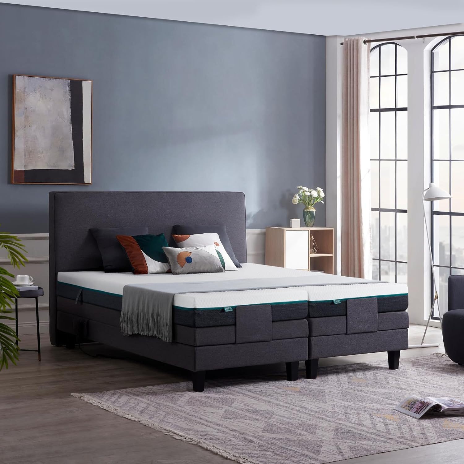 V6 Boxspringbett Motorbett 209E Bestes Preis-Leistungs-Verhältnis