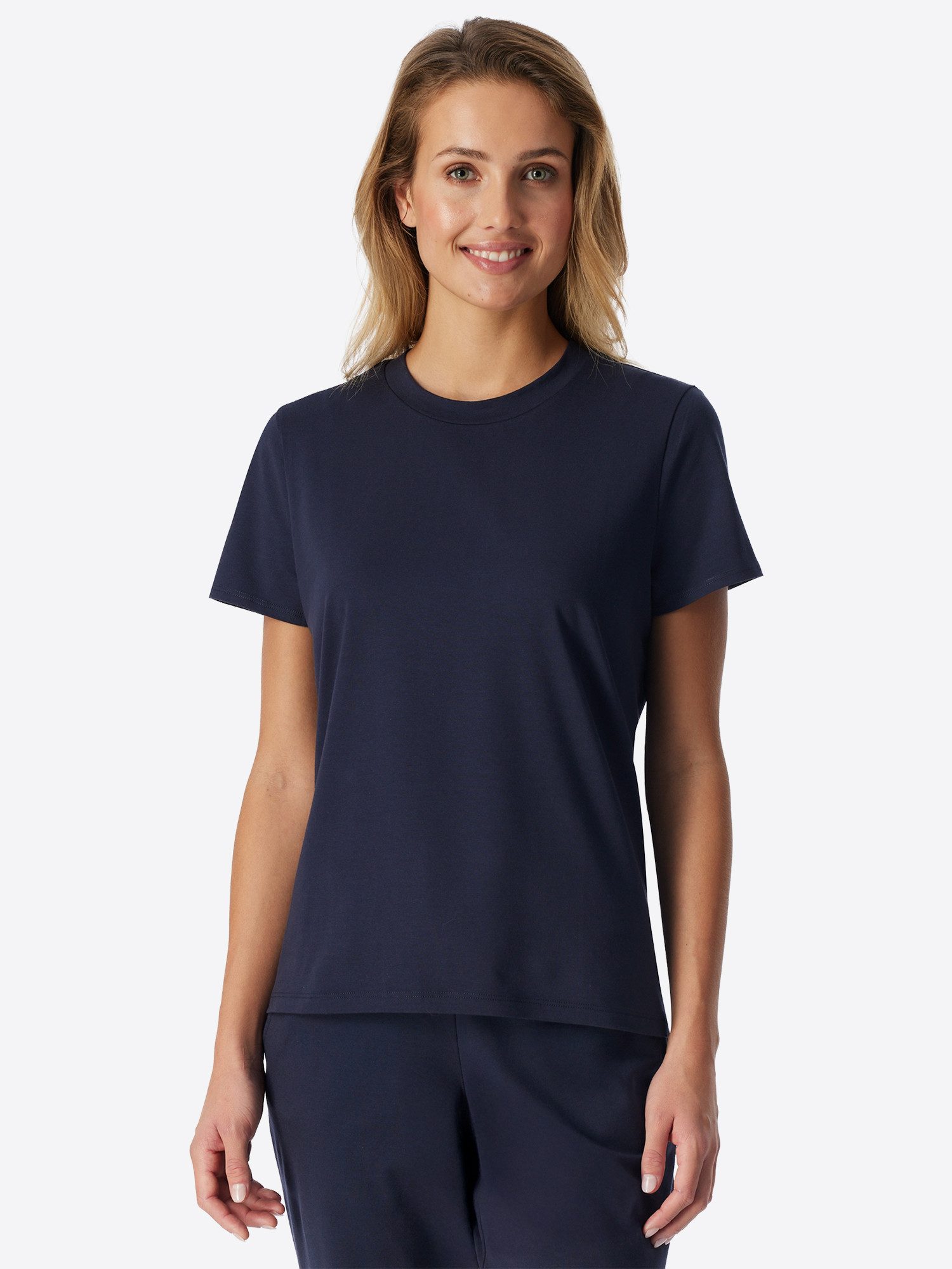Schiesser Pyjamaoberteil Mix Relax Schlafshirt, Pyjama Shirt, Nachtshirt