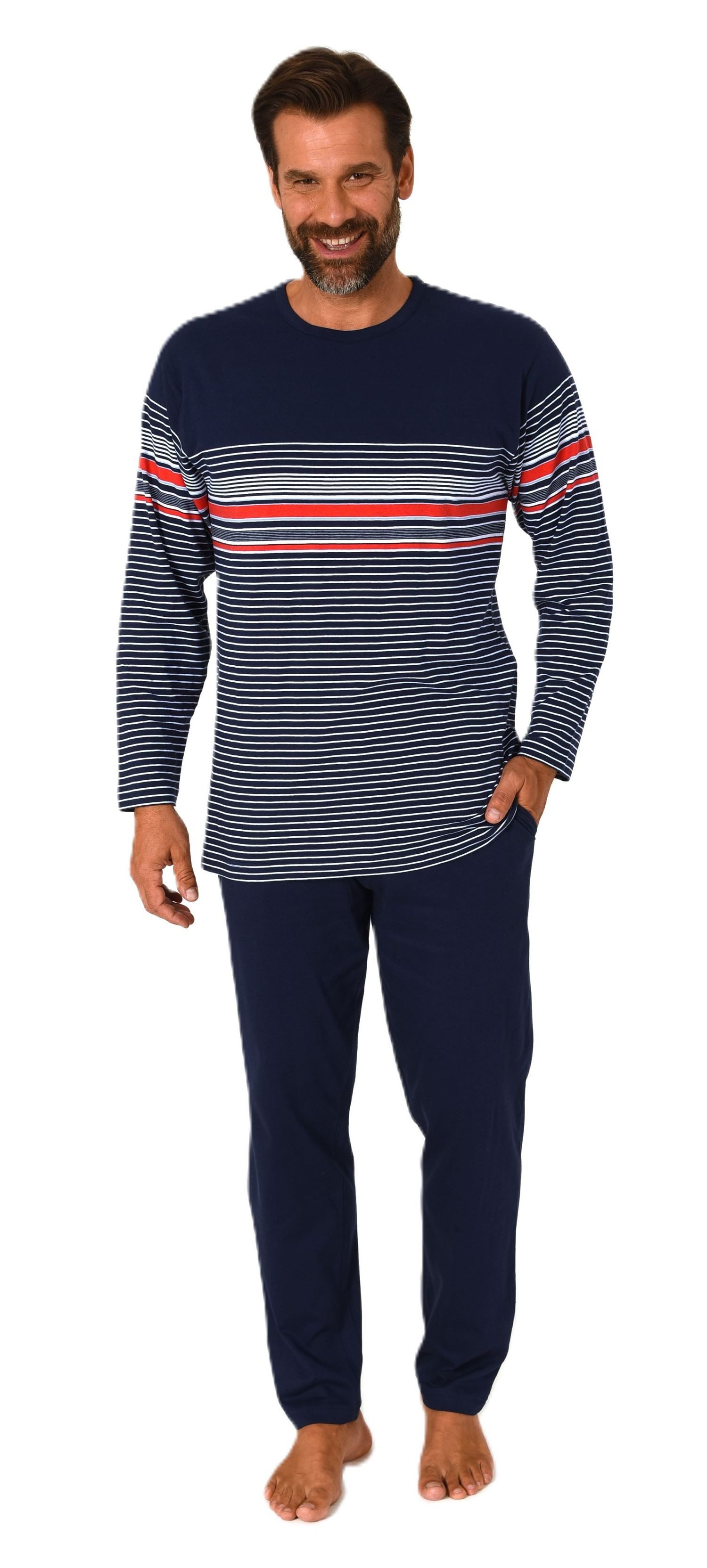 Normann Pyjama Normann Herren Schlafanzug Pyjama günstig online kaufen