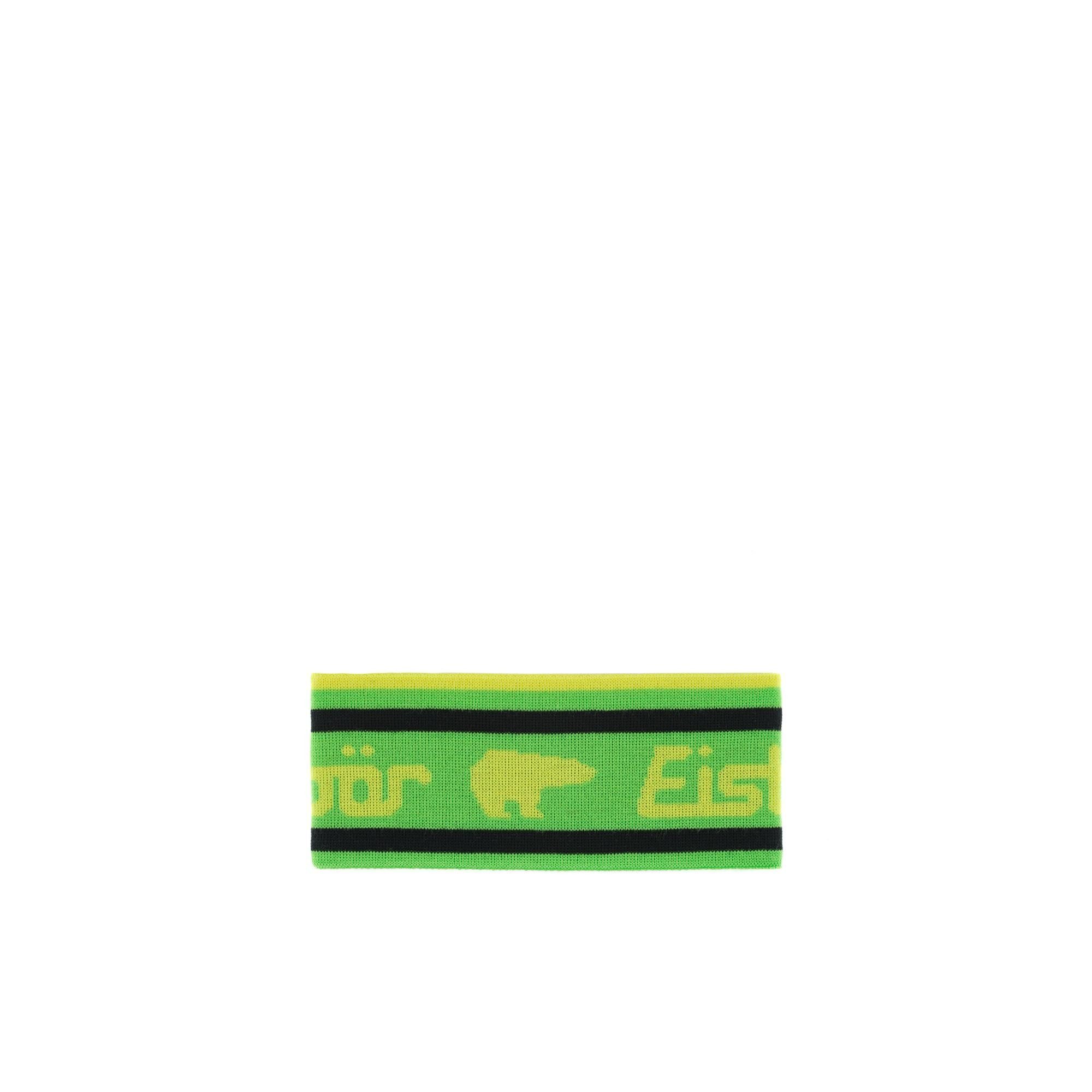 Eisbär Stirnband Chantini mit weichem Innenfleece lightgreen-schwarz-lightyellow
