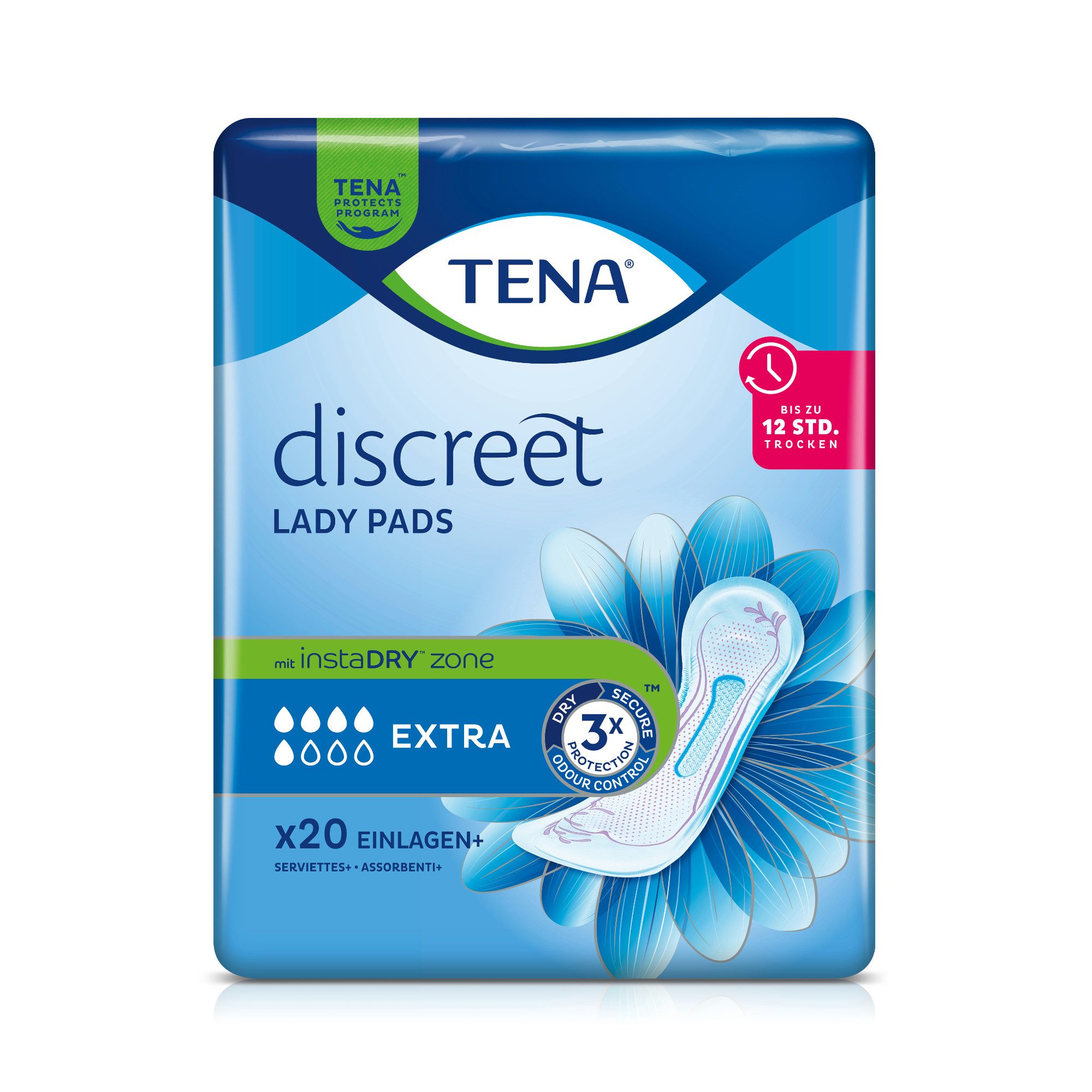 TENA Inkontinenz-Einlage TENA LADY - Discreet Extra, 20-St.